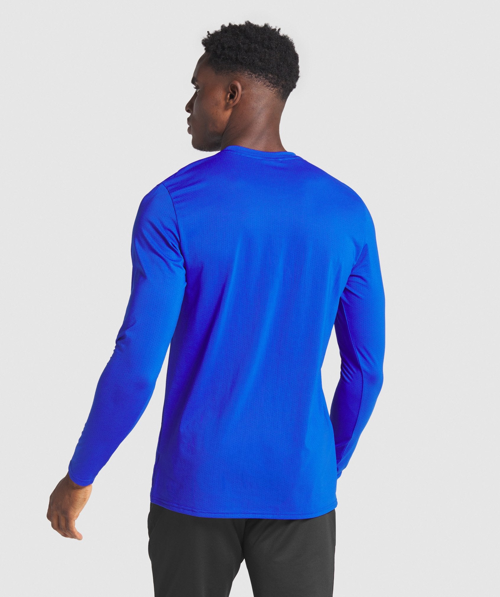 Arrival Long Sleeve Graphic T-Shirt in Blue - view 3
