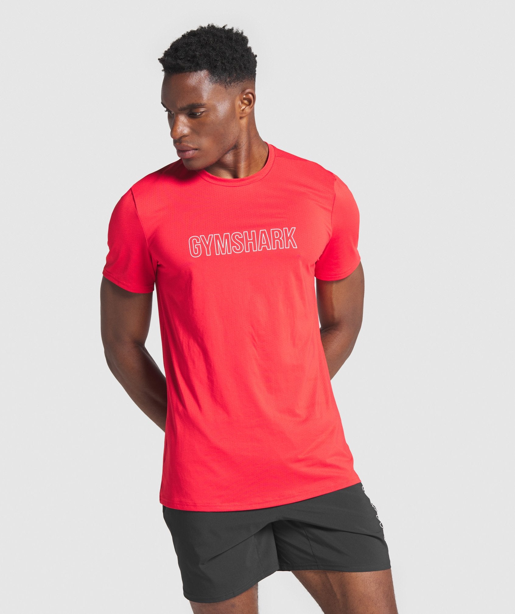 Arrival Graphic T-Shirt in Red
