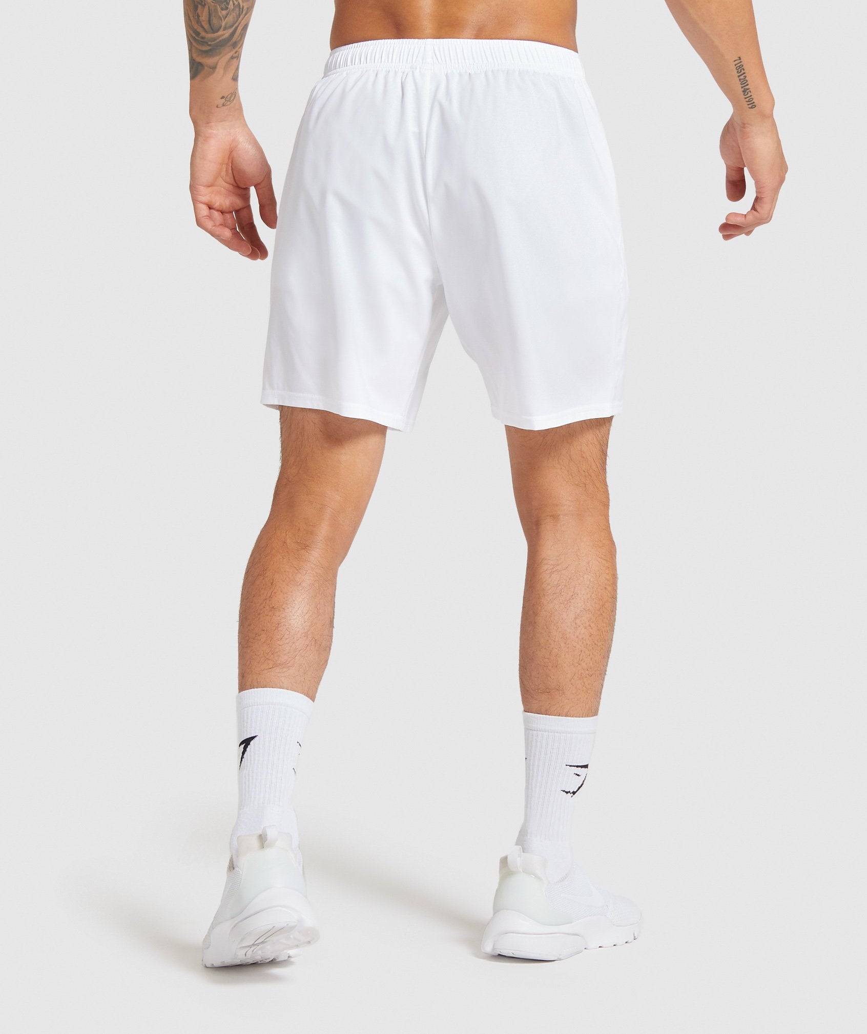 Arrival Zip Pocket Shorts in White - view 3