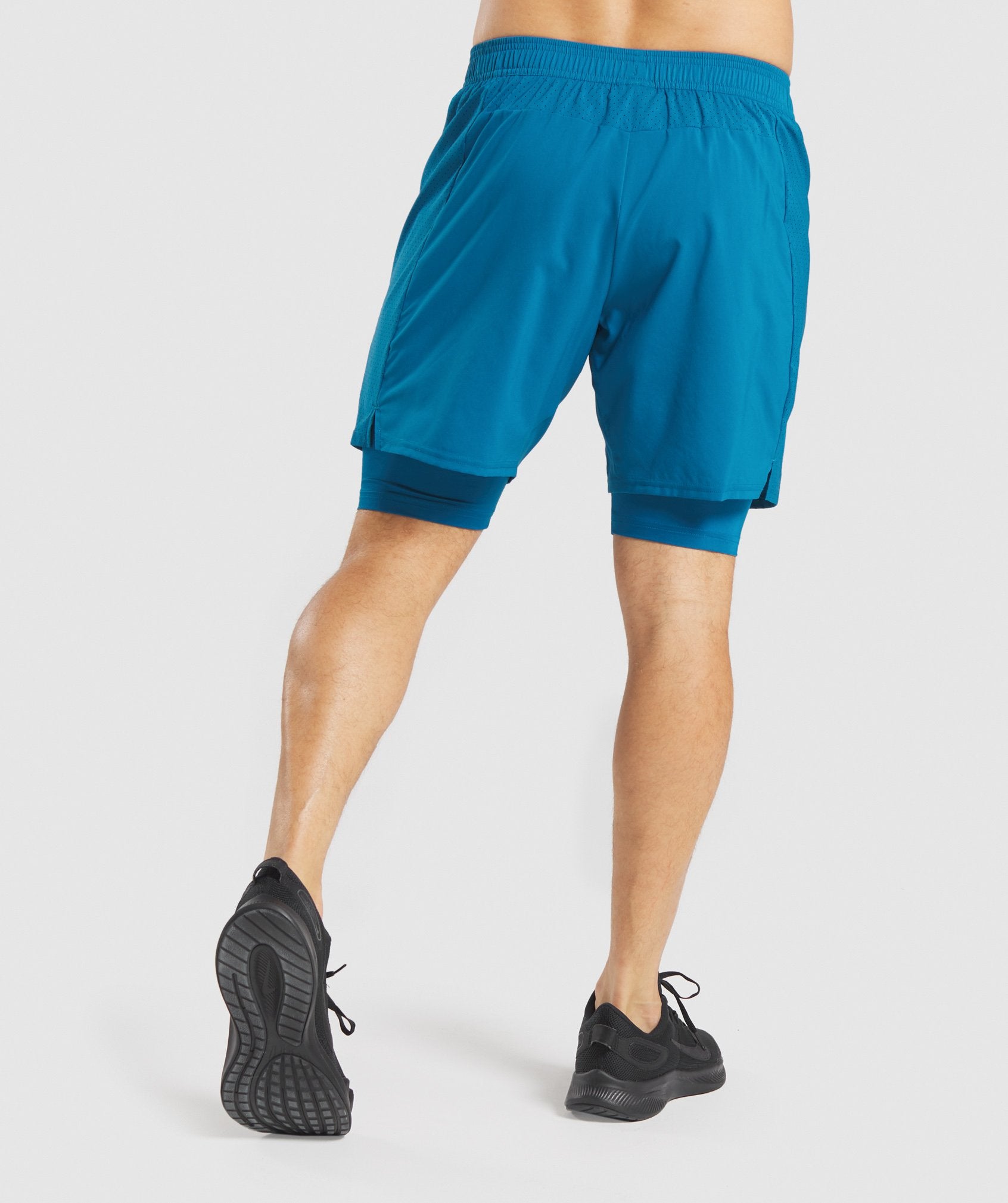 Aspect 2 in 1 Shorts in Teal