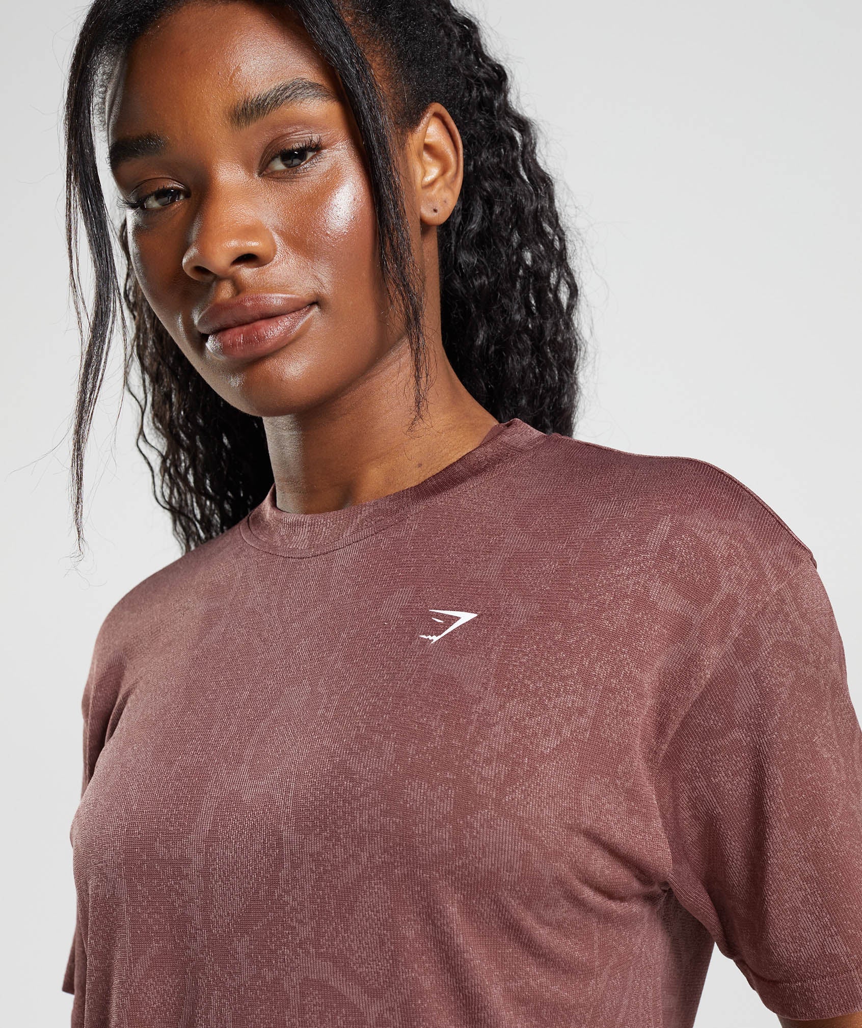 Adapt Animal Seamless T-Shirt in Modern Blush Pink/Magenta Brown - view 5