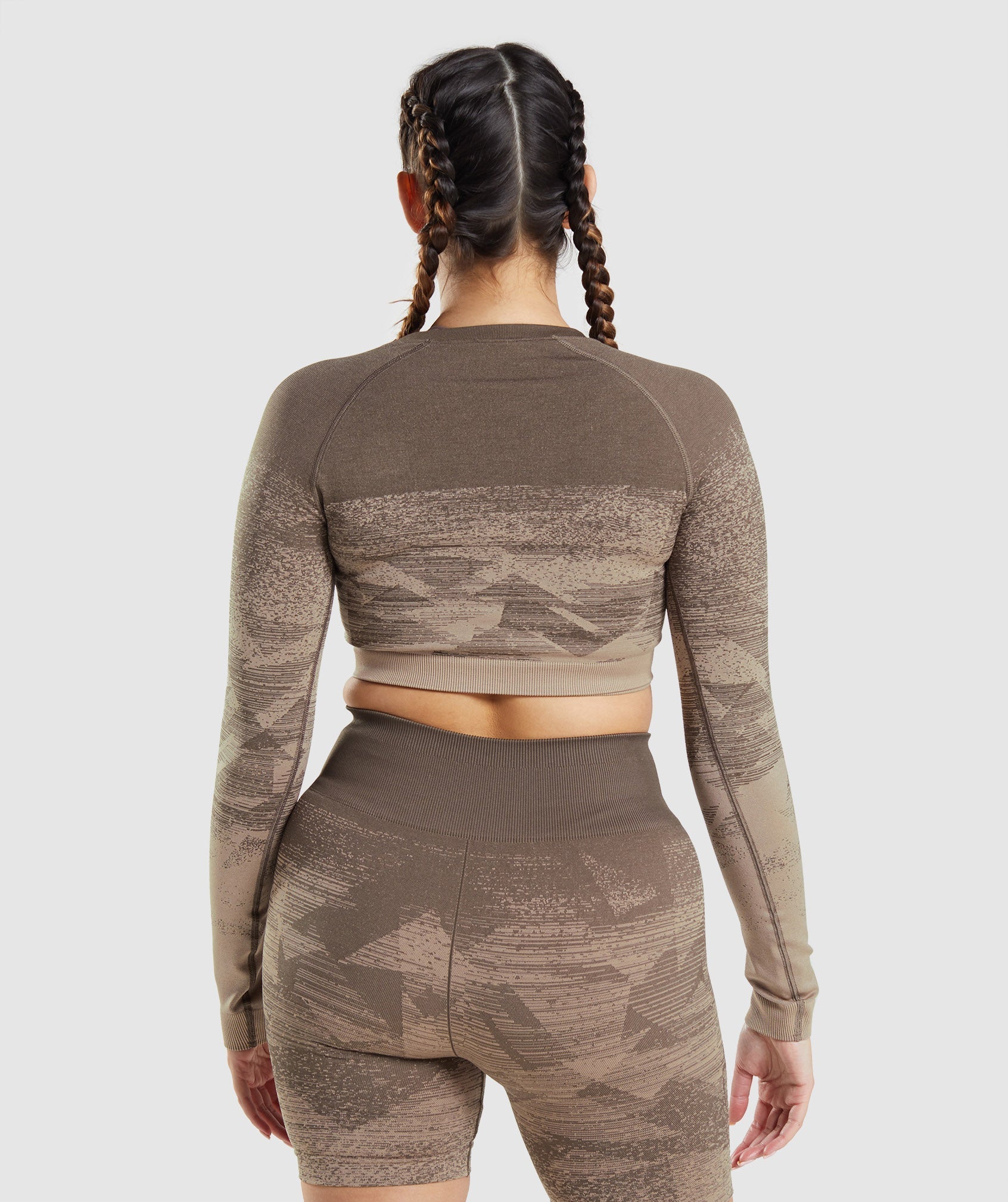 Adapt Ombre Crop Top in Triangle | Penny Brown