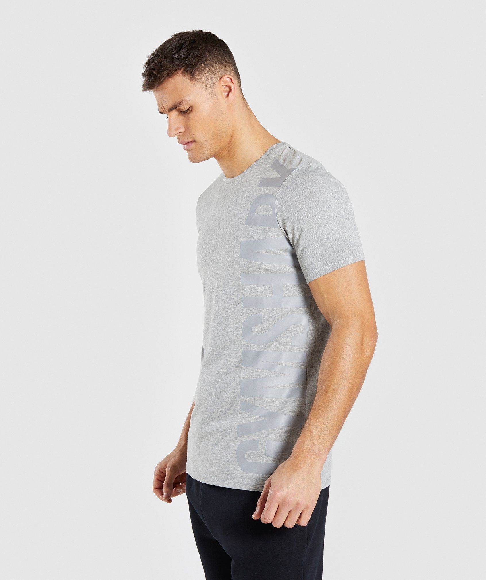 Align T-Shirt in Light Grey - view 3