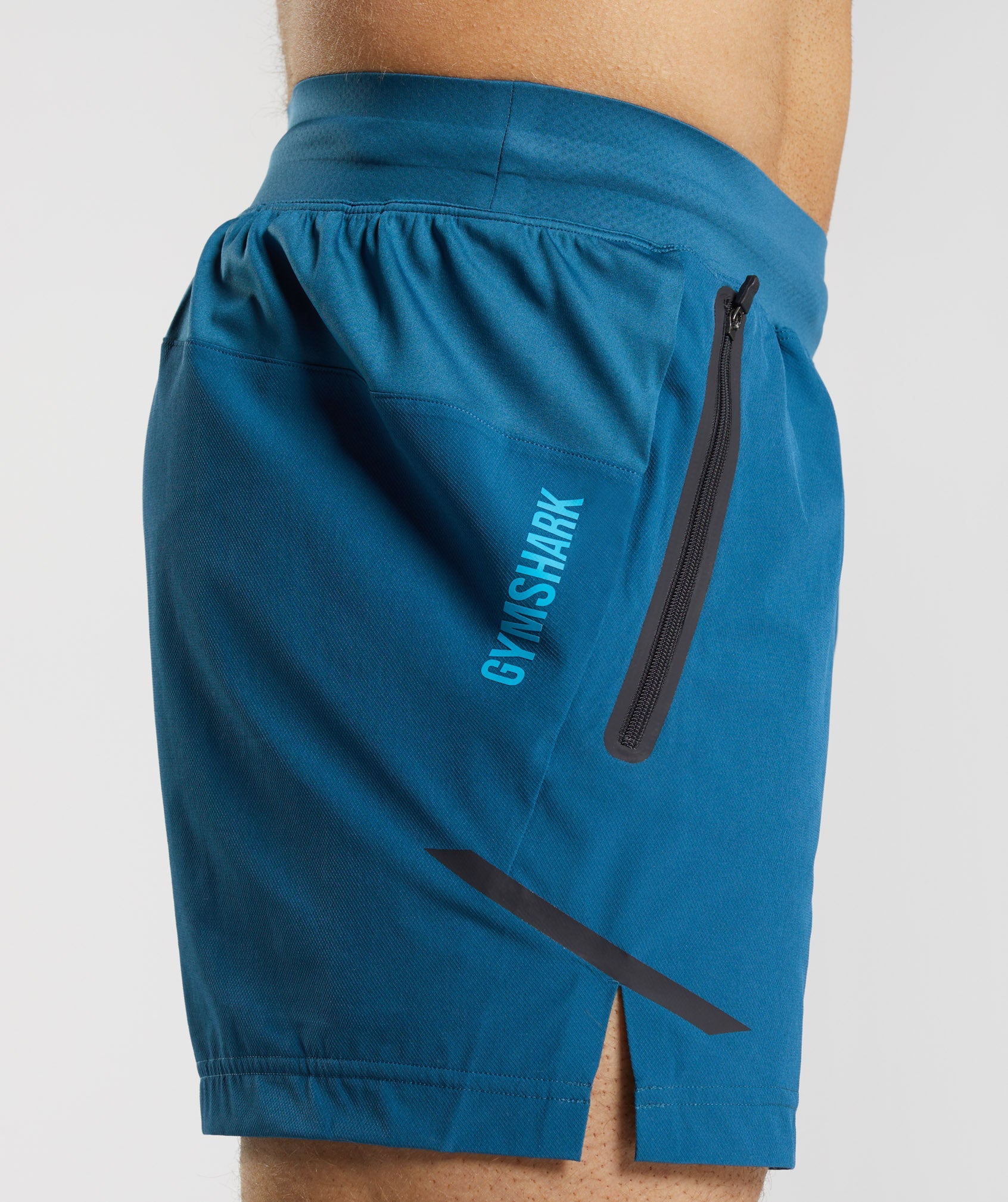 Apex 5" Perform Shorts in Atlantic Blue - view 5