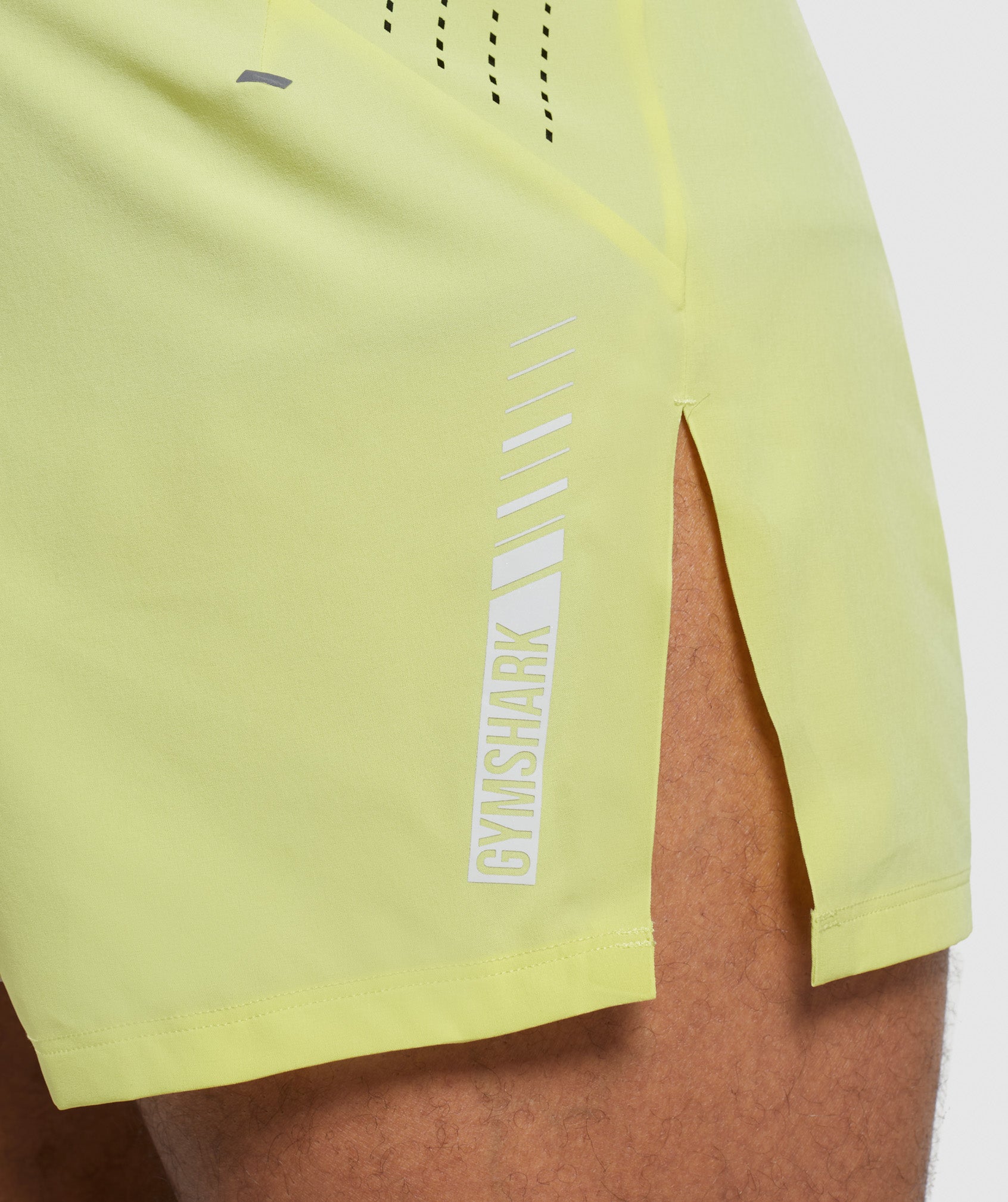 Apex Run 4" Shorts in Firefly Green - view 6