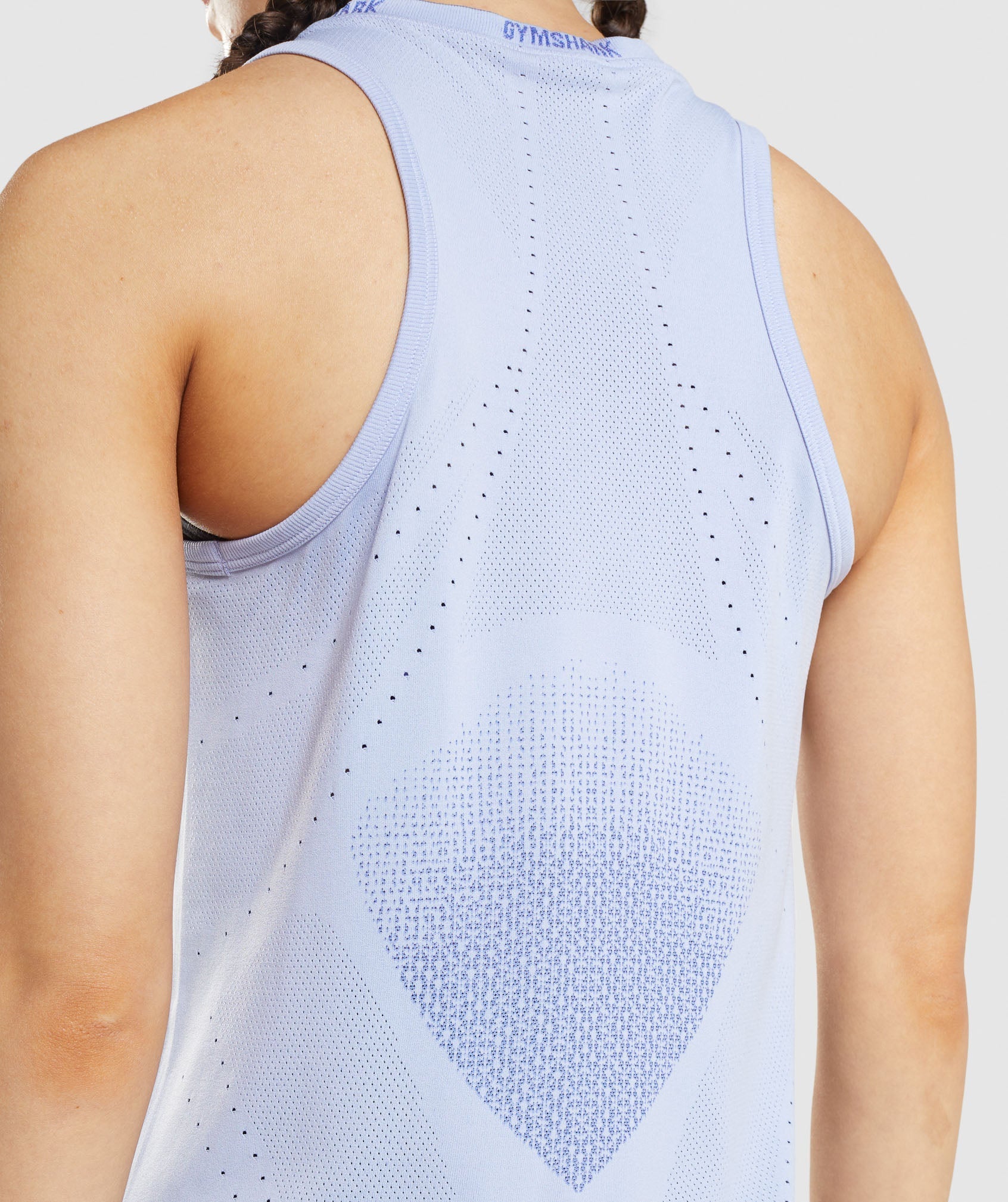 Apex Seamless Tank in Lavender Blue/Court Blue