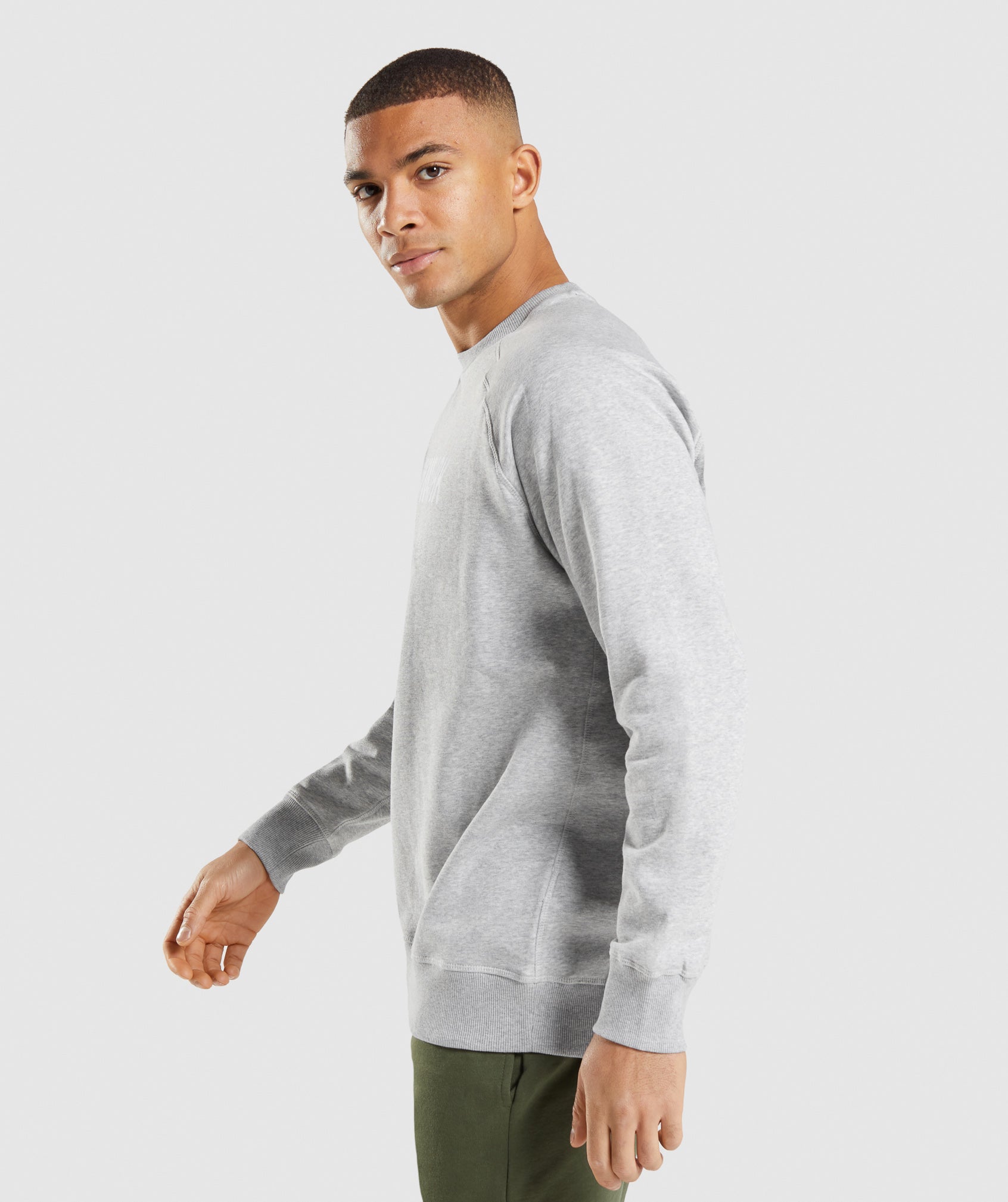 Apollo Crew in Light Grey Marl - view 1