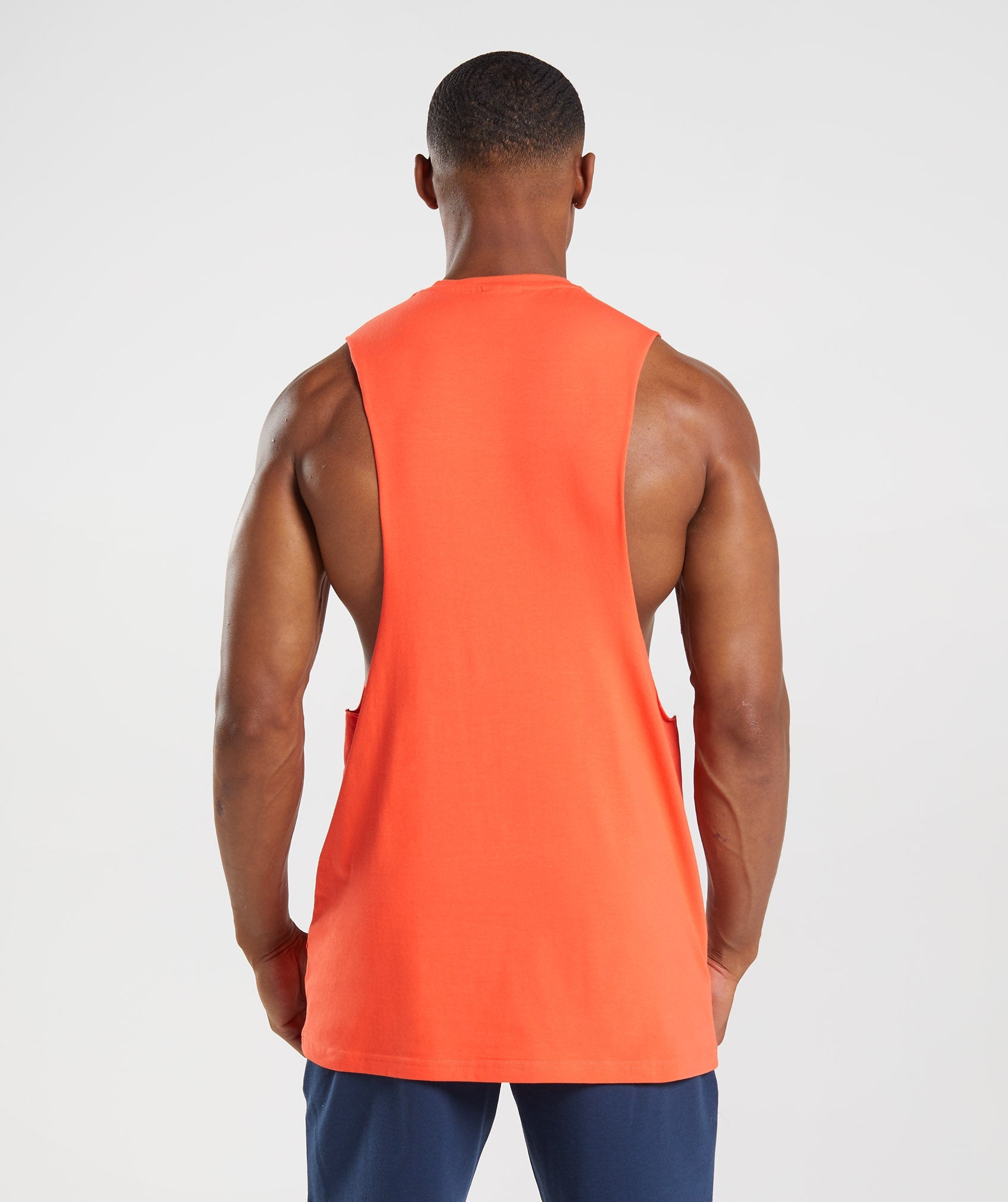 Gymshark Bold Drop Arm Tank - Aerospace Orange