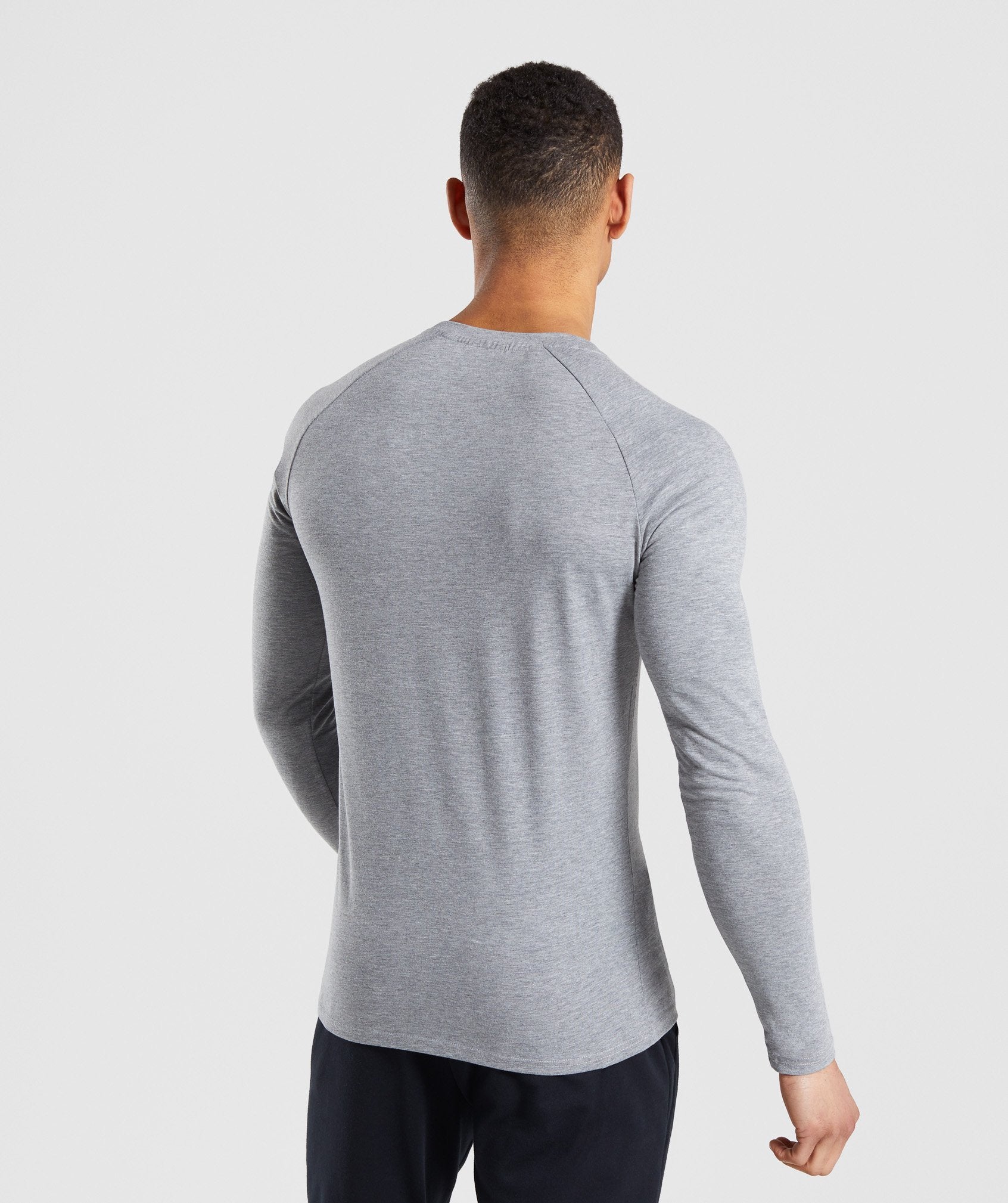 Apollo Long Sleeve T-Shirt in Grey - view 2