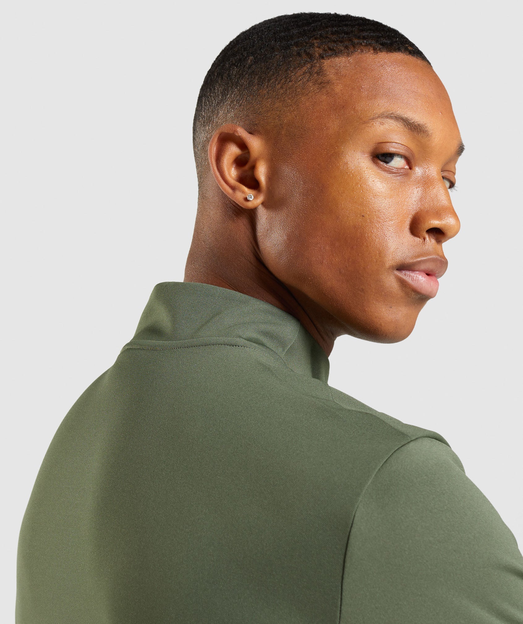 Arrival 1/4 Zip Pullover in Core Olive - view 6