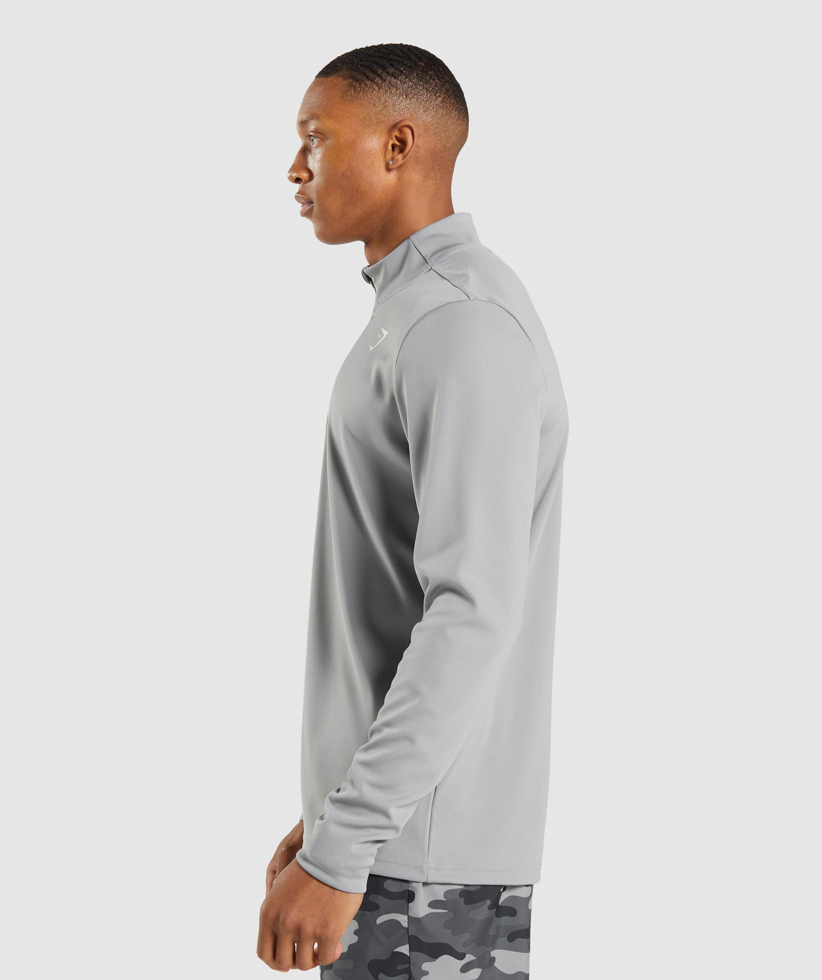 Arrival 1/4 Zip Pullover in Smokey Grey - view 4