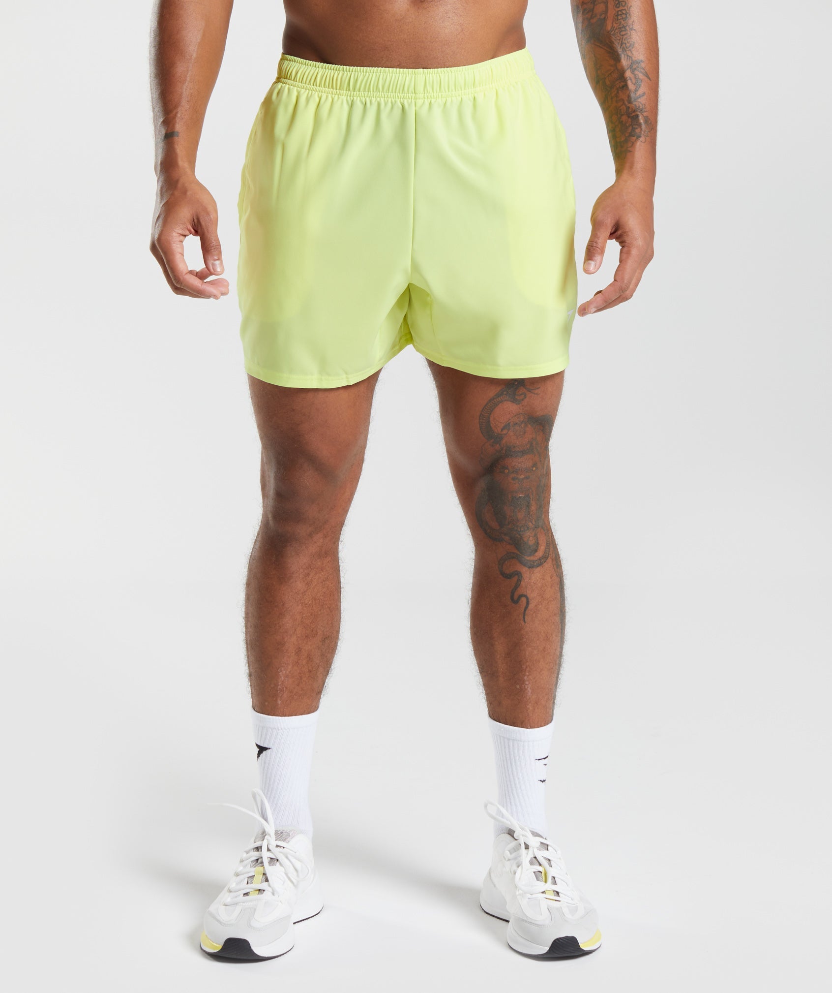 Arrival 5" Shorts in Firefly Green - view 1