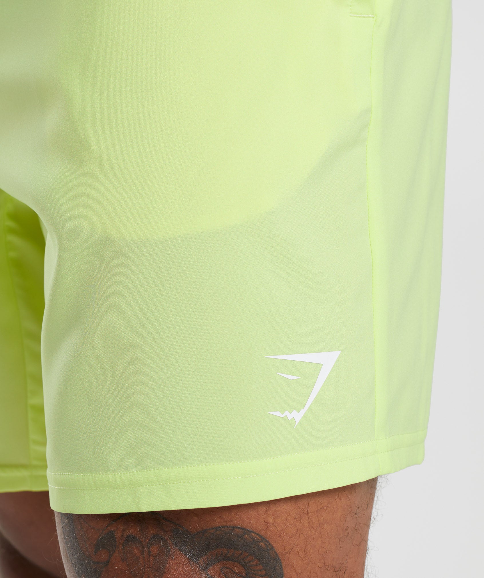 Arrival 7" Shorts in Firefly Green