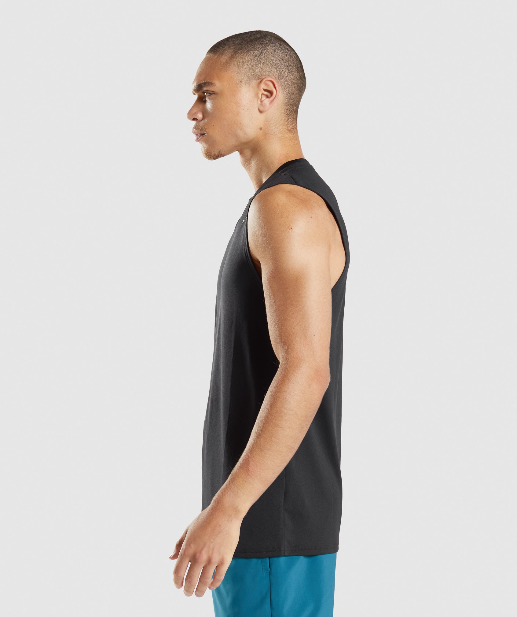 Arrival Sleeveless T-Shirt in Black - view 3