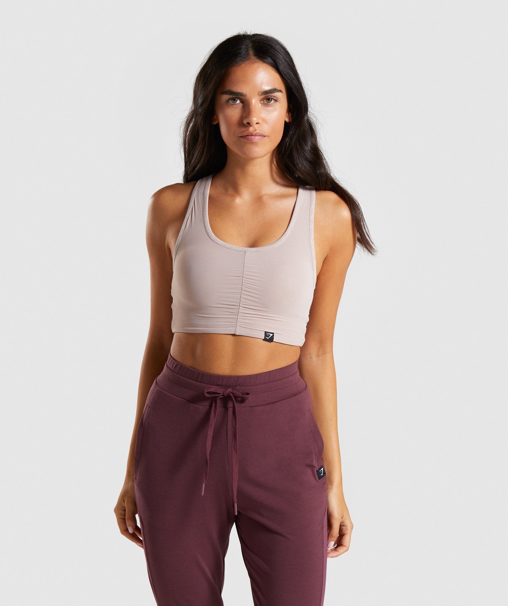 Aura Sports Bra in Taupe - view 1