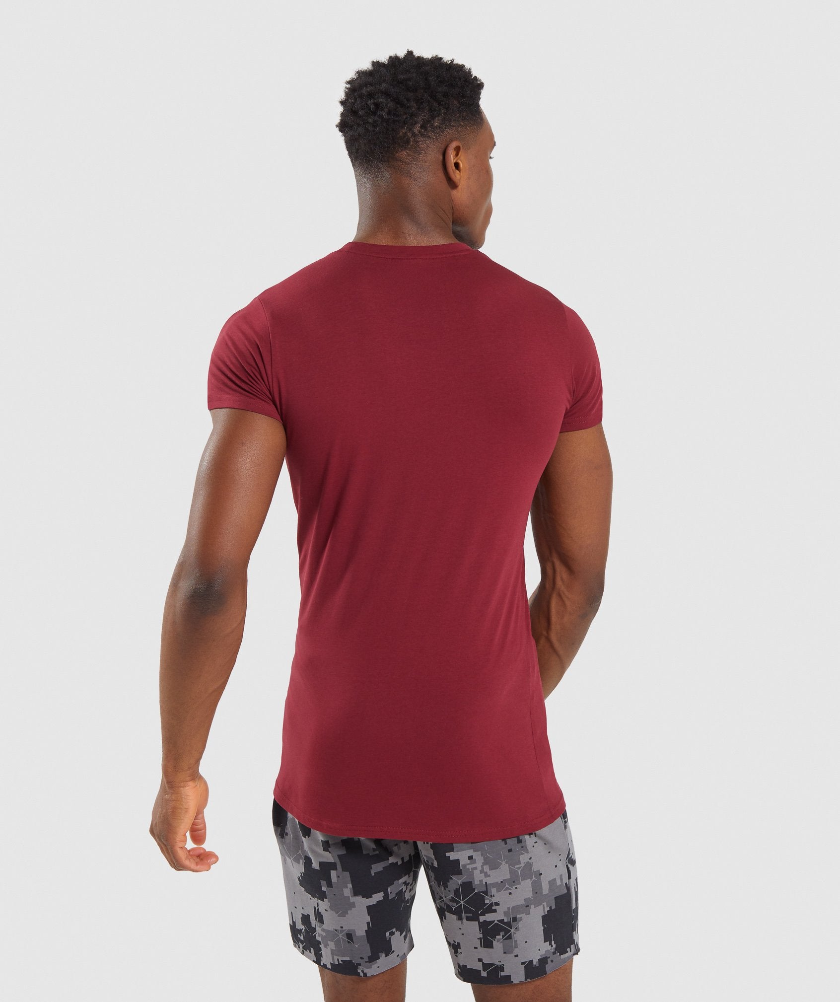 Base T-Shirt in Claret - view 2