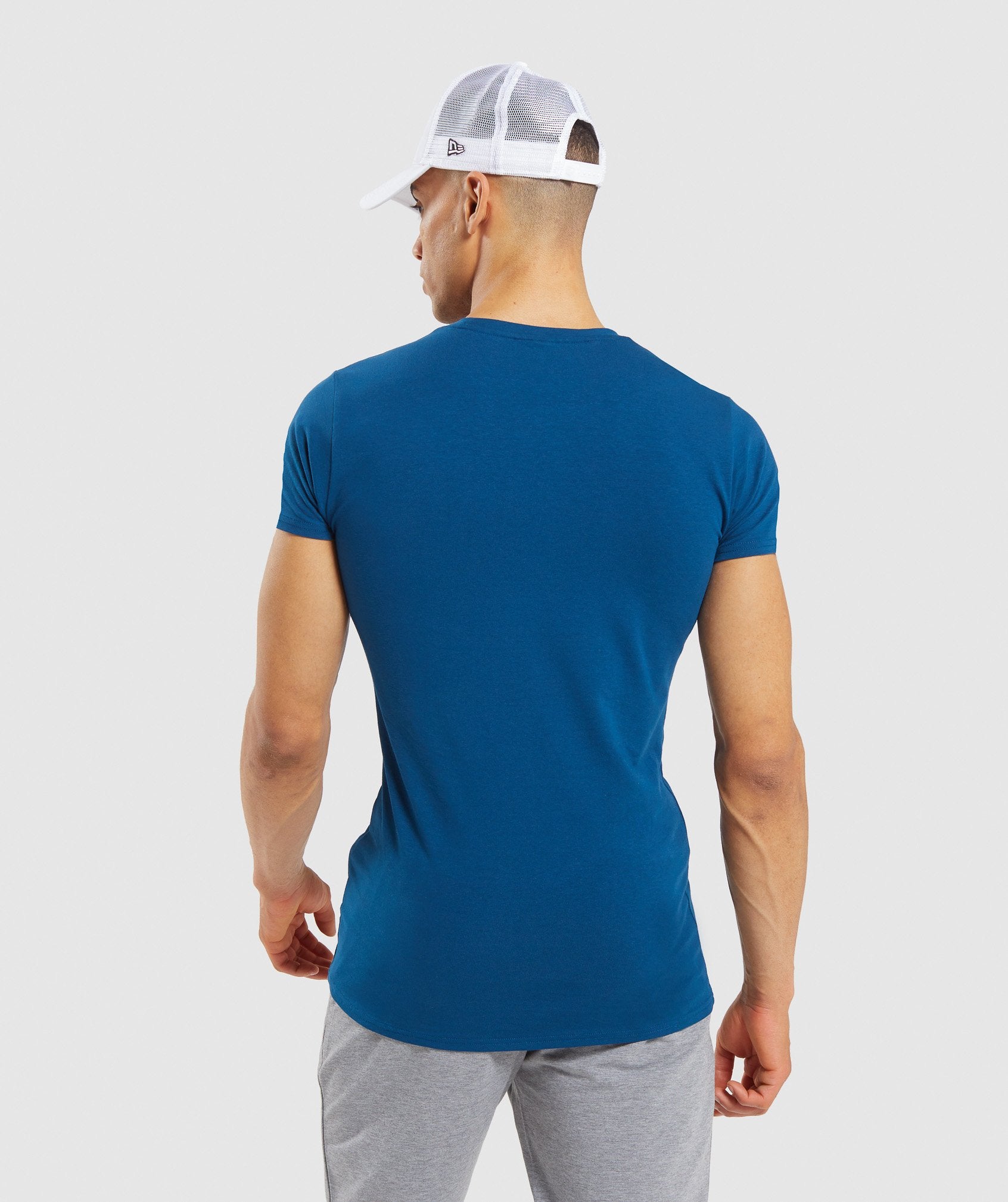 Base T-Shirt in Petrol Blue - view 4