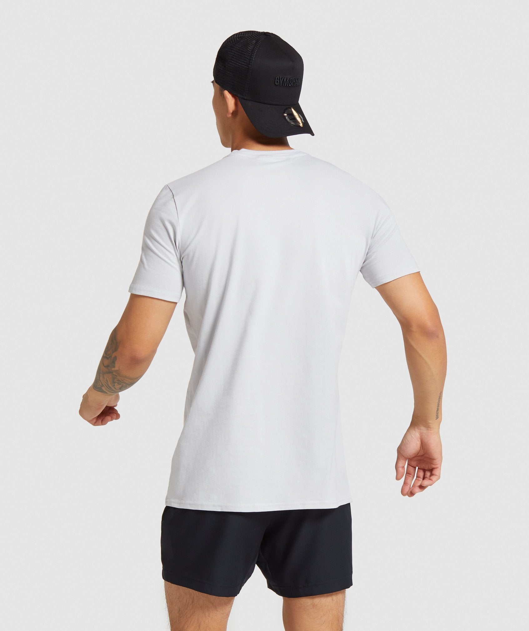 Gymshark Base T-shirt - Platinum Grey Image B