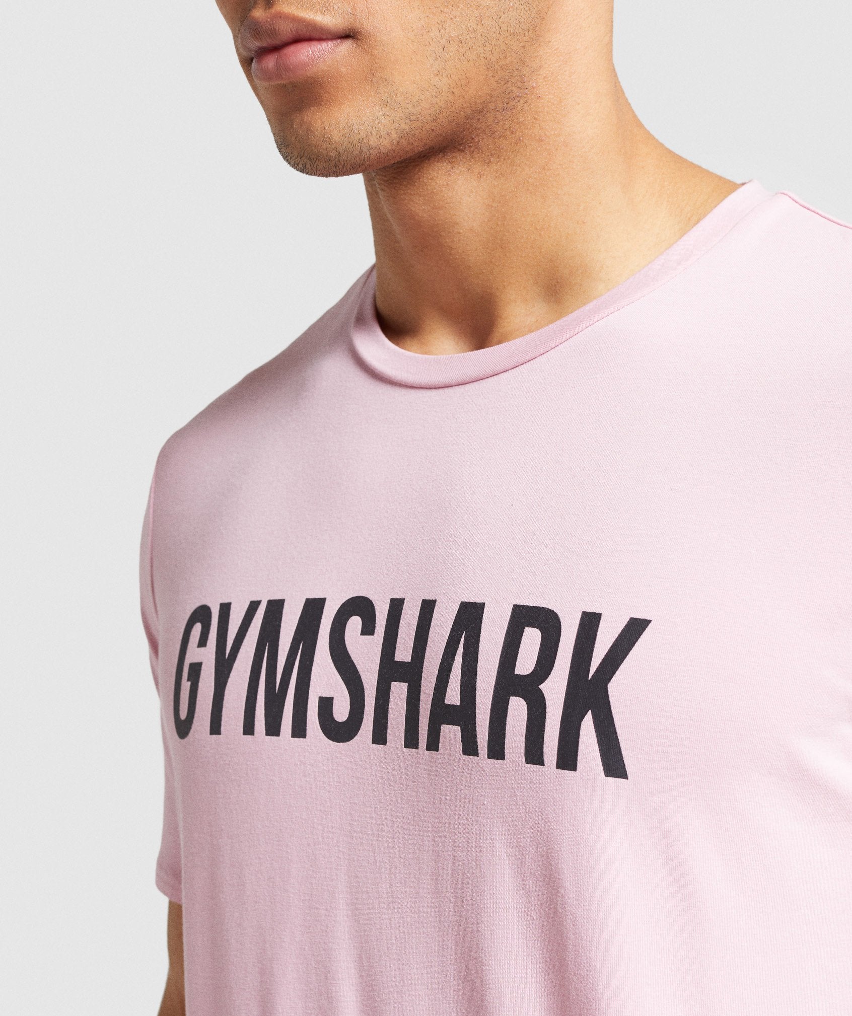 Gymshark Base T-Shirt - Light Pink Image D1