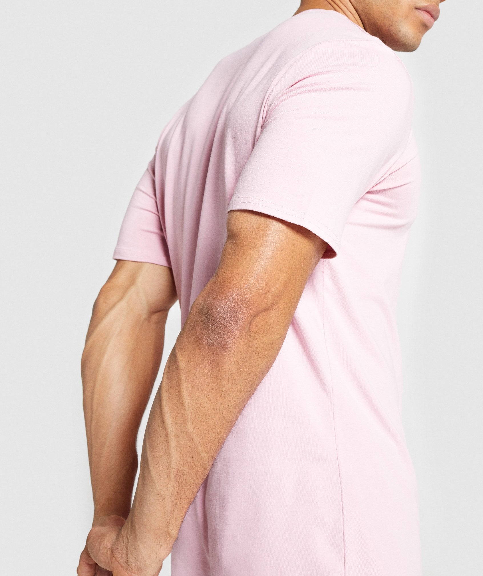 Gymshark Base T-Shirt - Light Pink Image D2