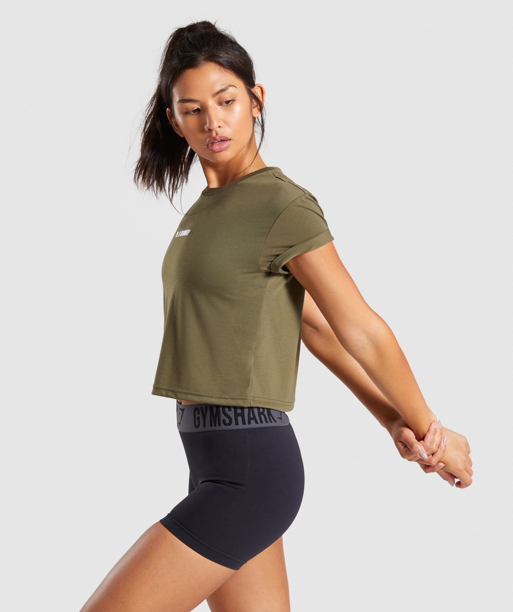 Essential Be a Visionary Tee in Khaki - view 3