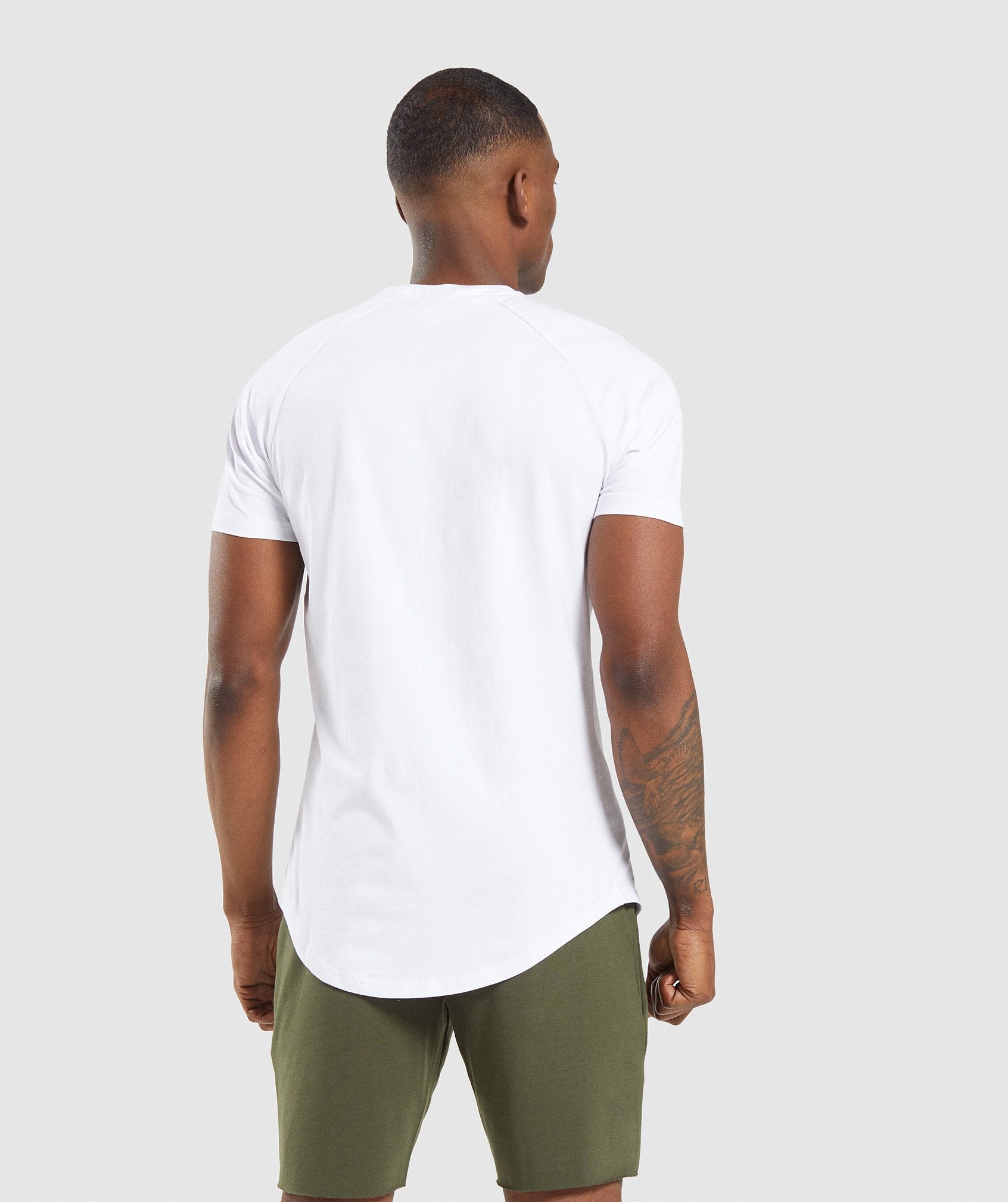 Block T-Shirt in White/Black