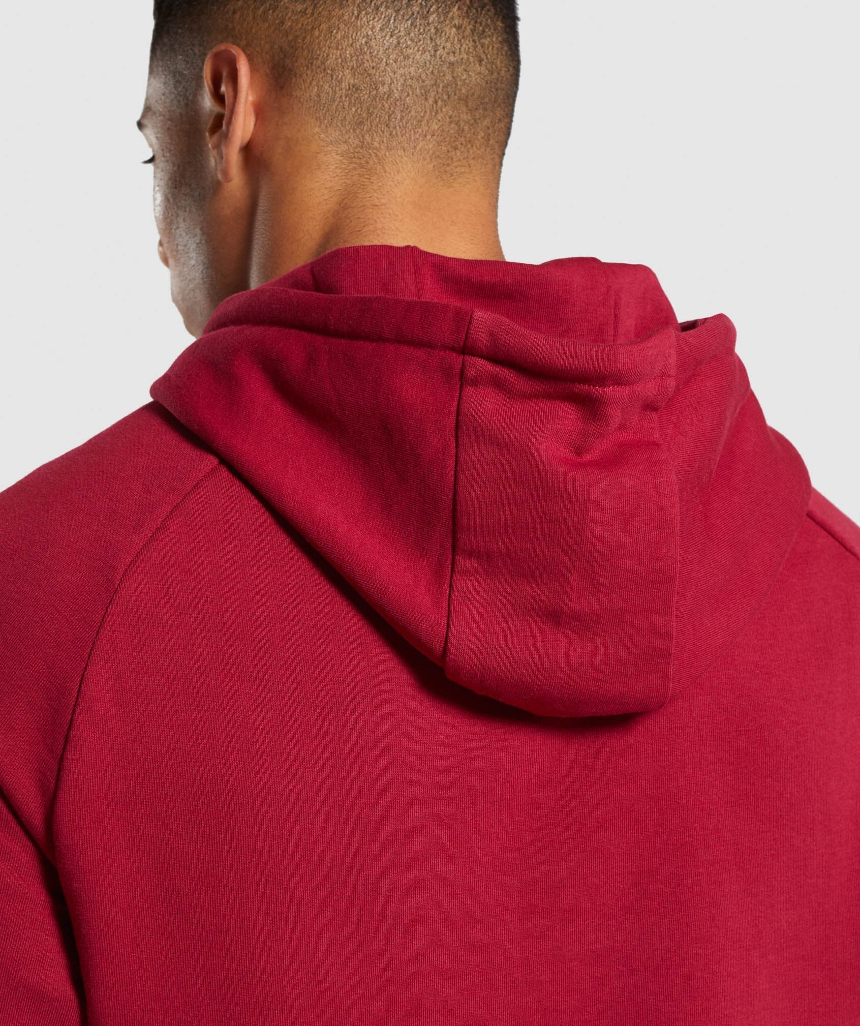 Block Hoodie in Claret - view 6