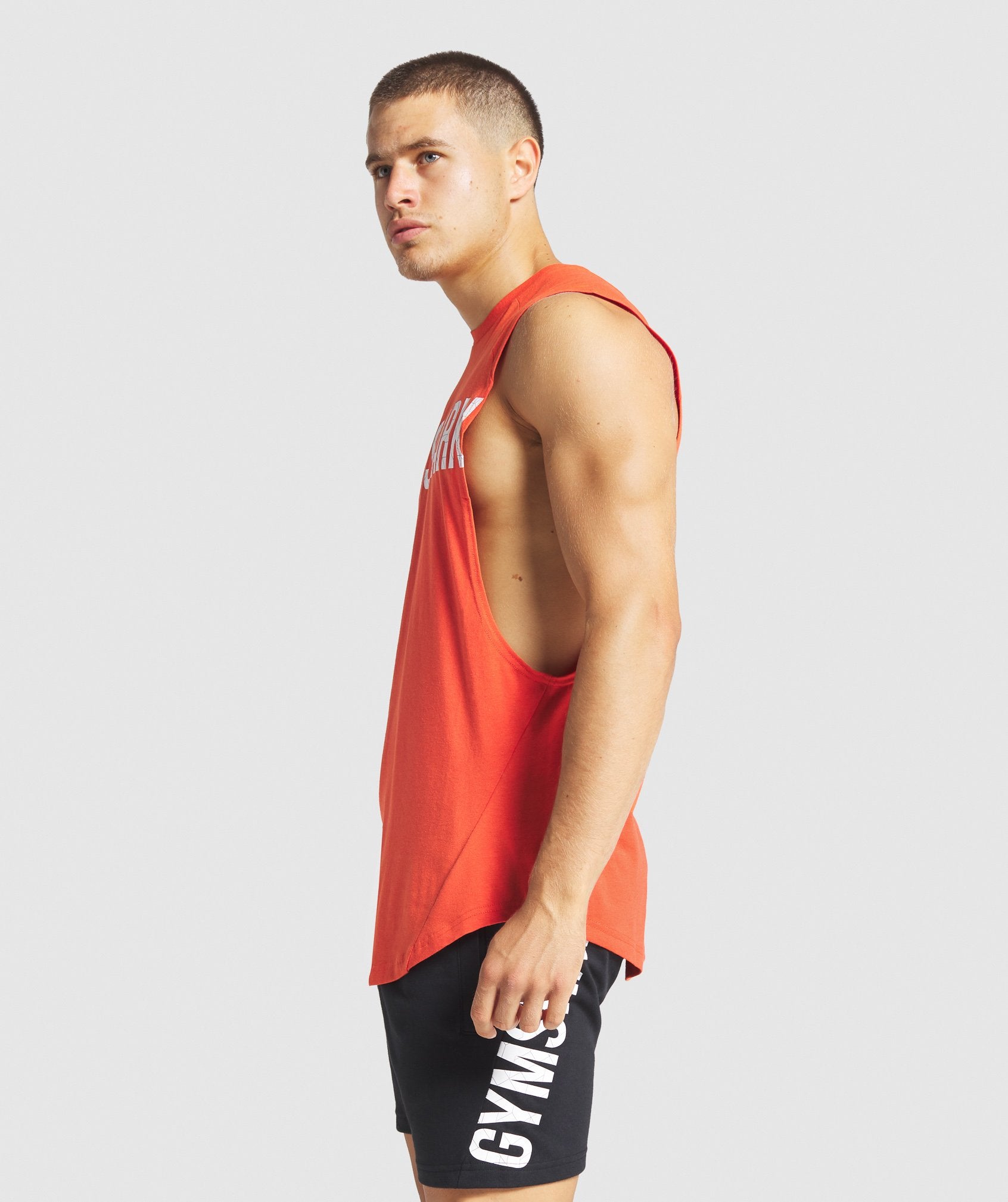 Bold Drop Arm Tank in Orange - view 4