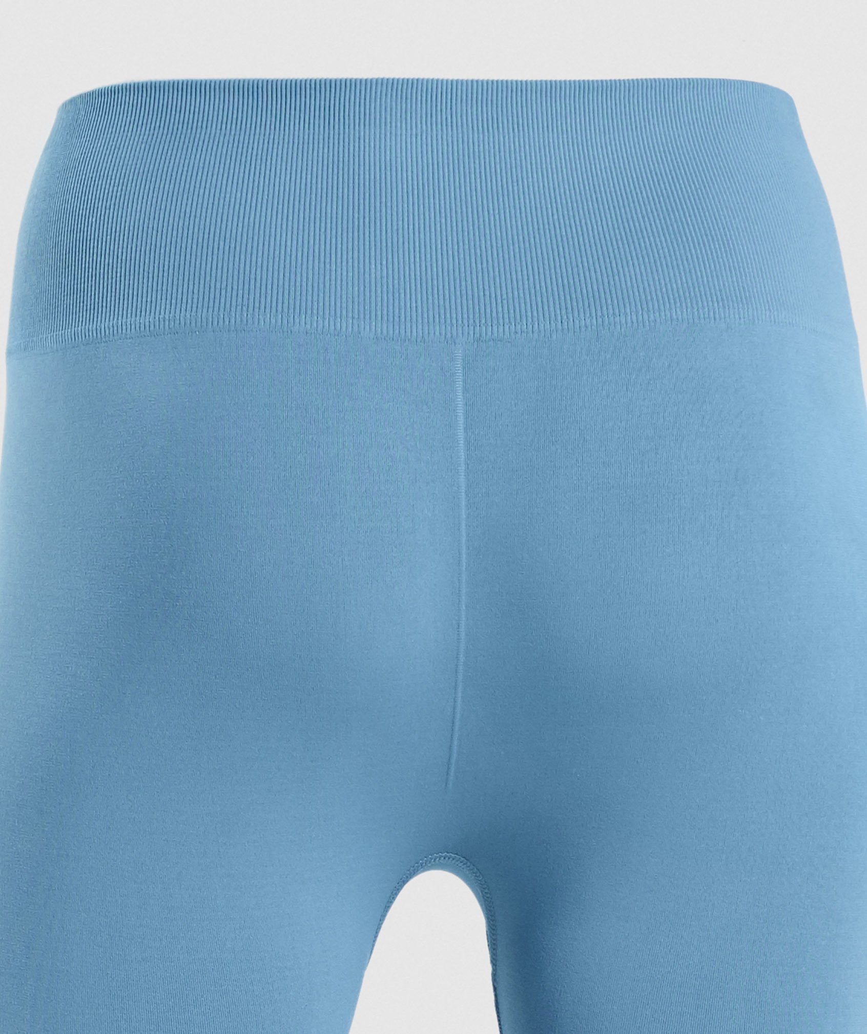 Breeze Lightweight Seamless Tights in Blue Stone - view 5