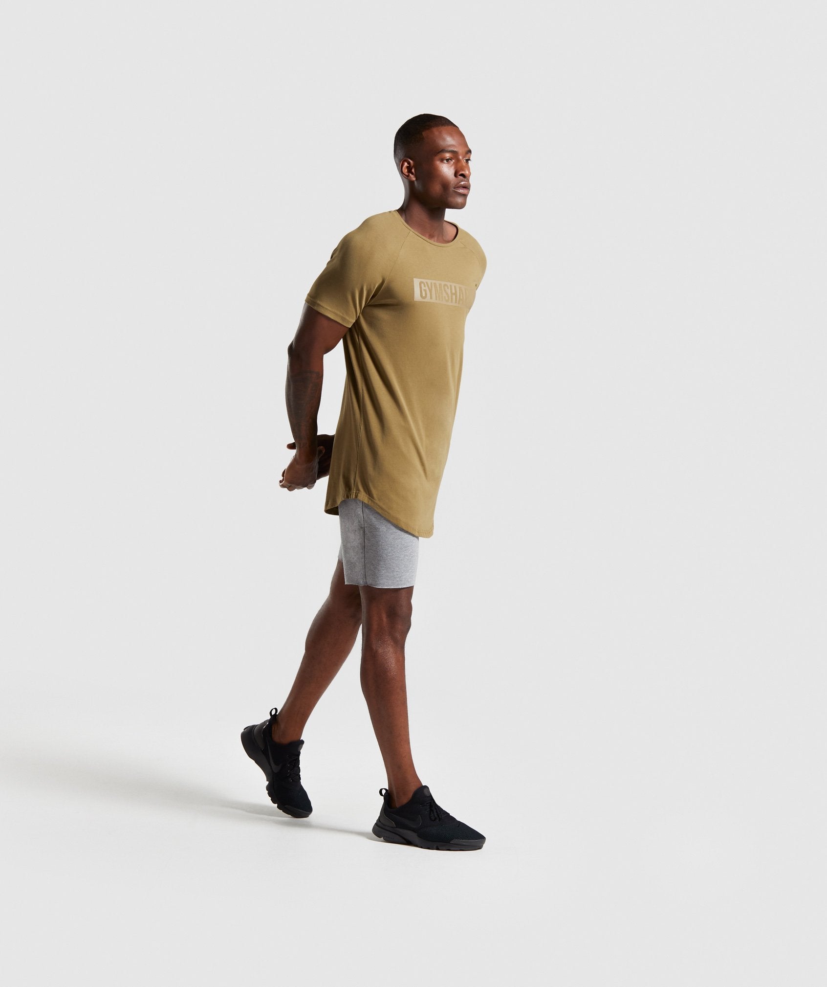 Block T-Shirt in Khaki