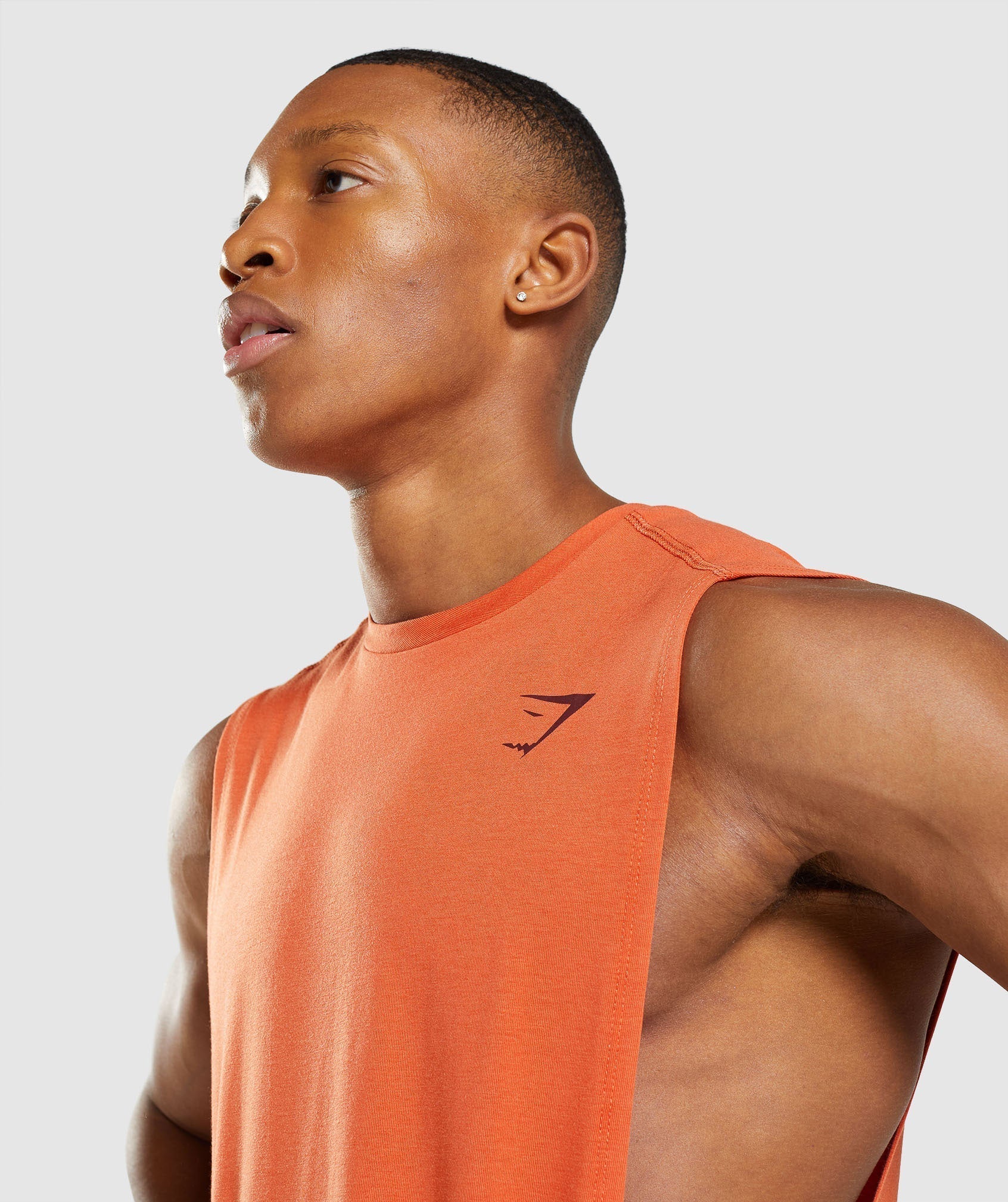 Bold Drop Arm Tank in Clay Orange - view 5