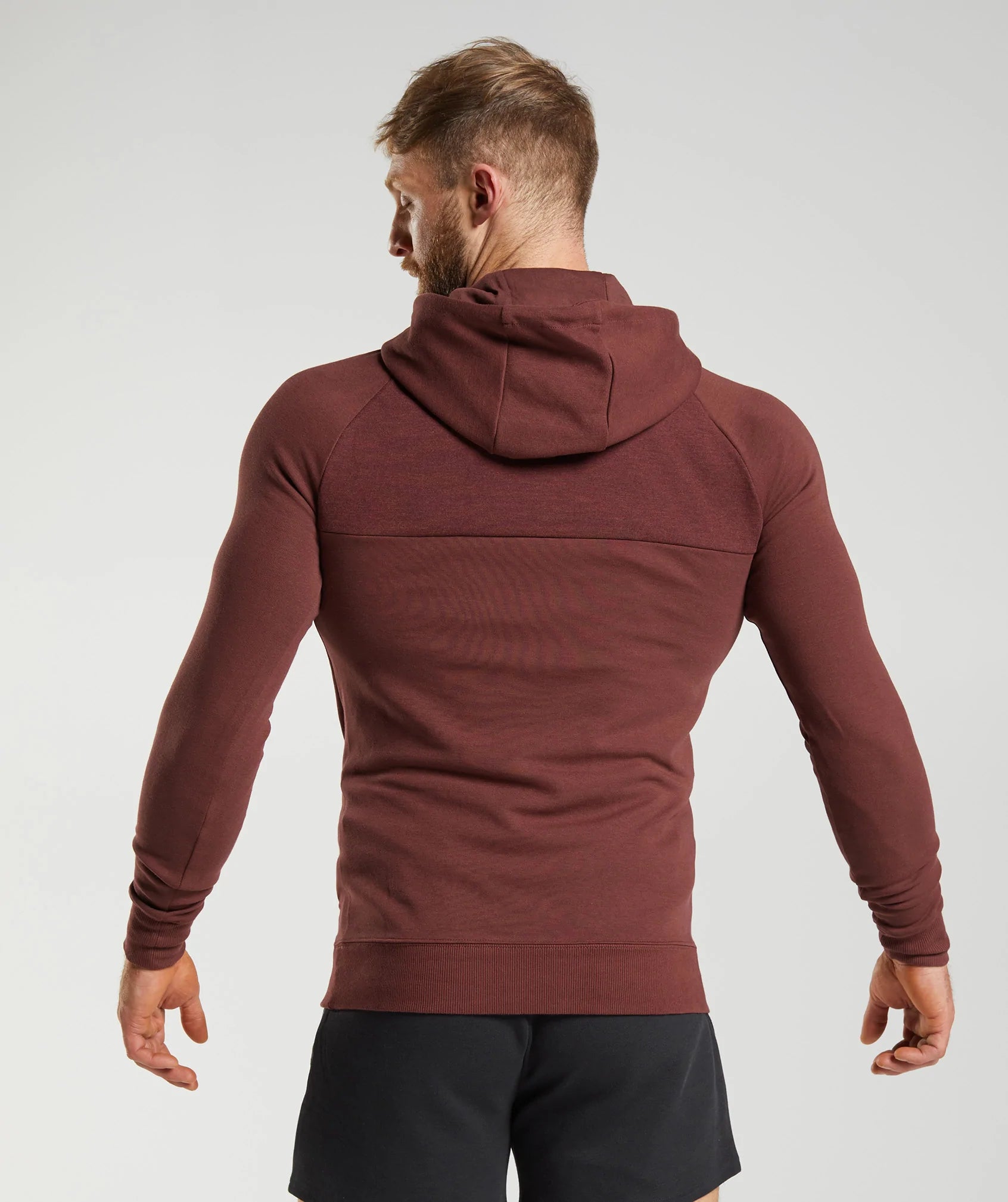 Bold React Hoodie in Cherry Brown