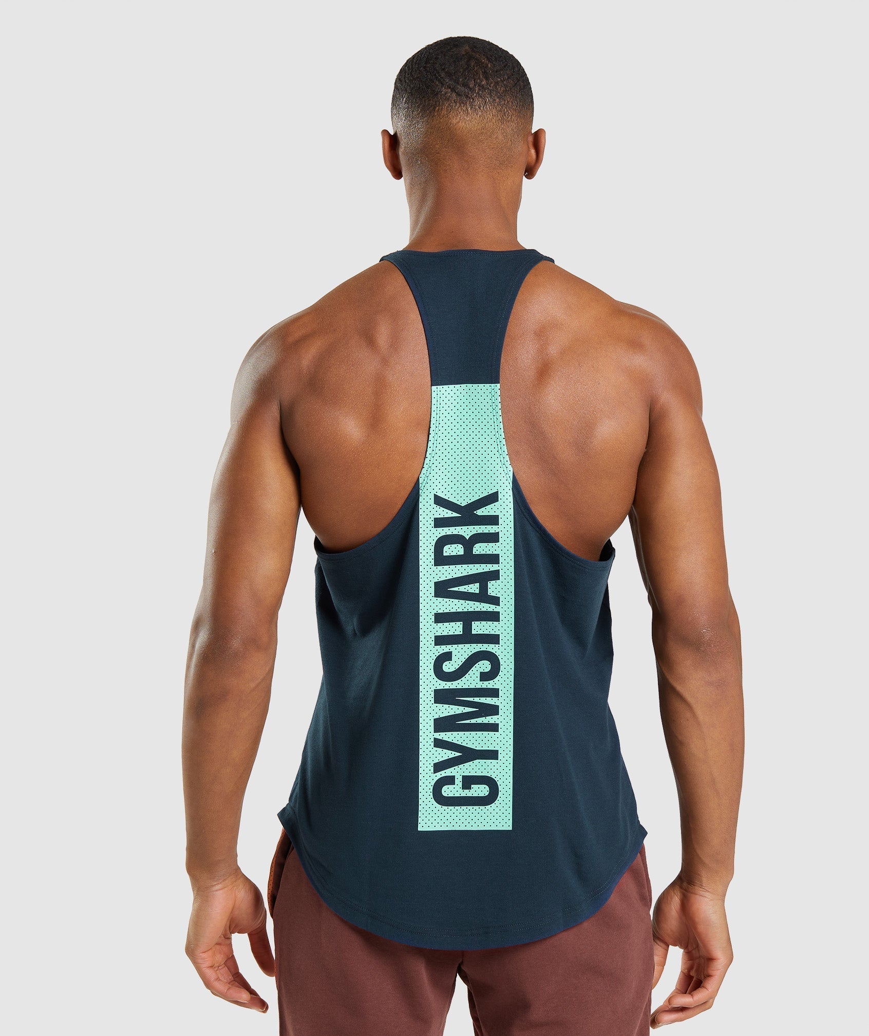 Gymshark Bold Stringer - Grey Print