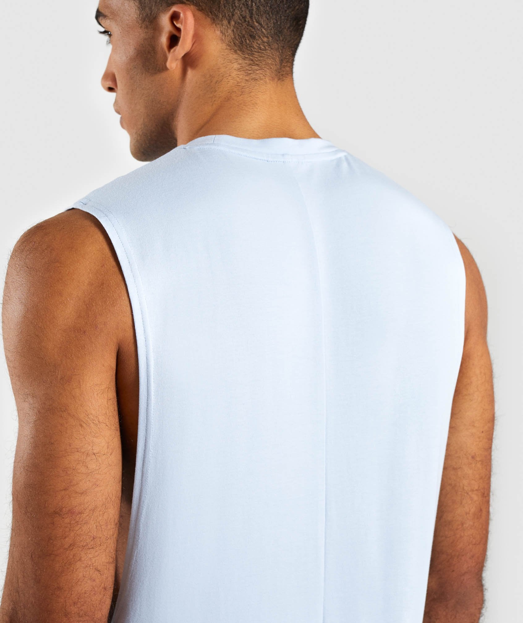 Bold Graphic Drop Armhole Tank in Blue - view 5