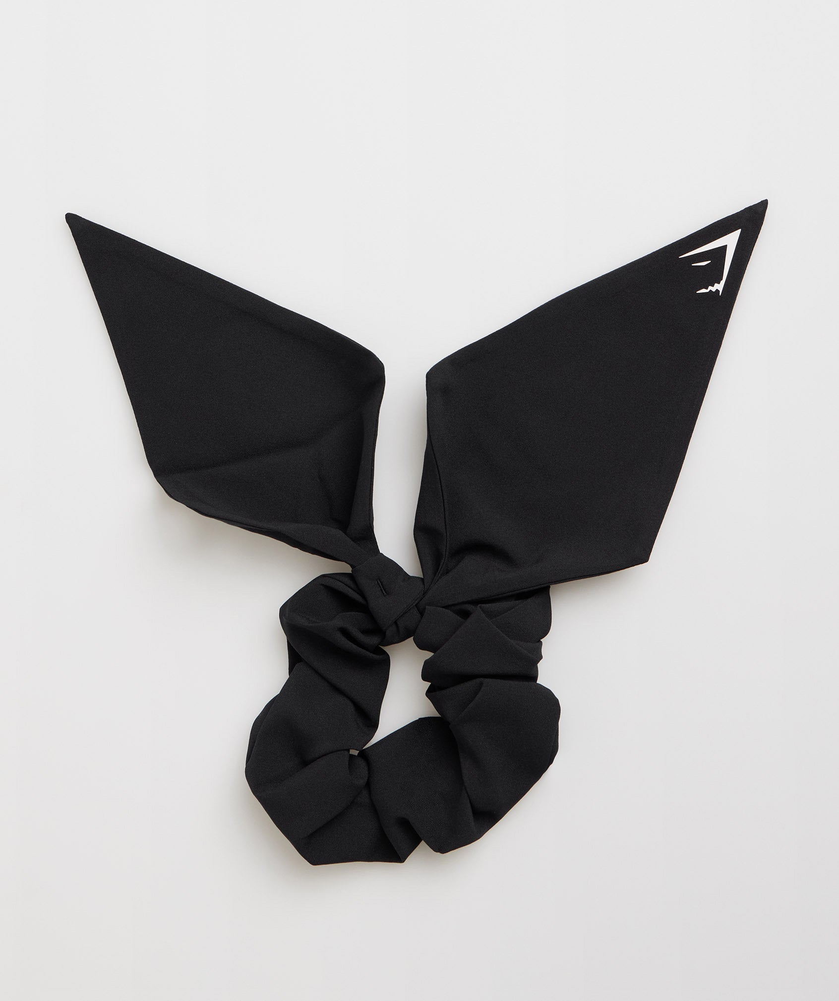 Bow Scrunchie in Black - view 1