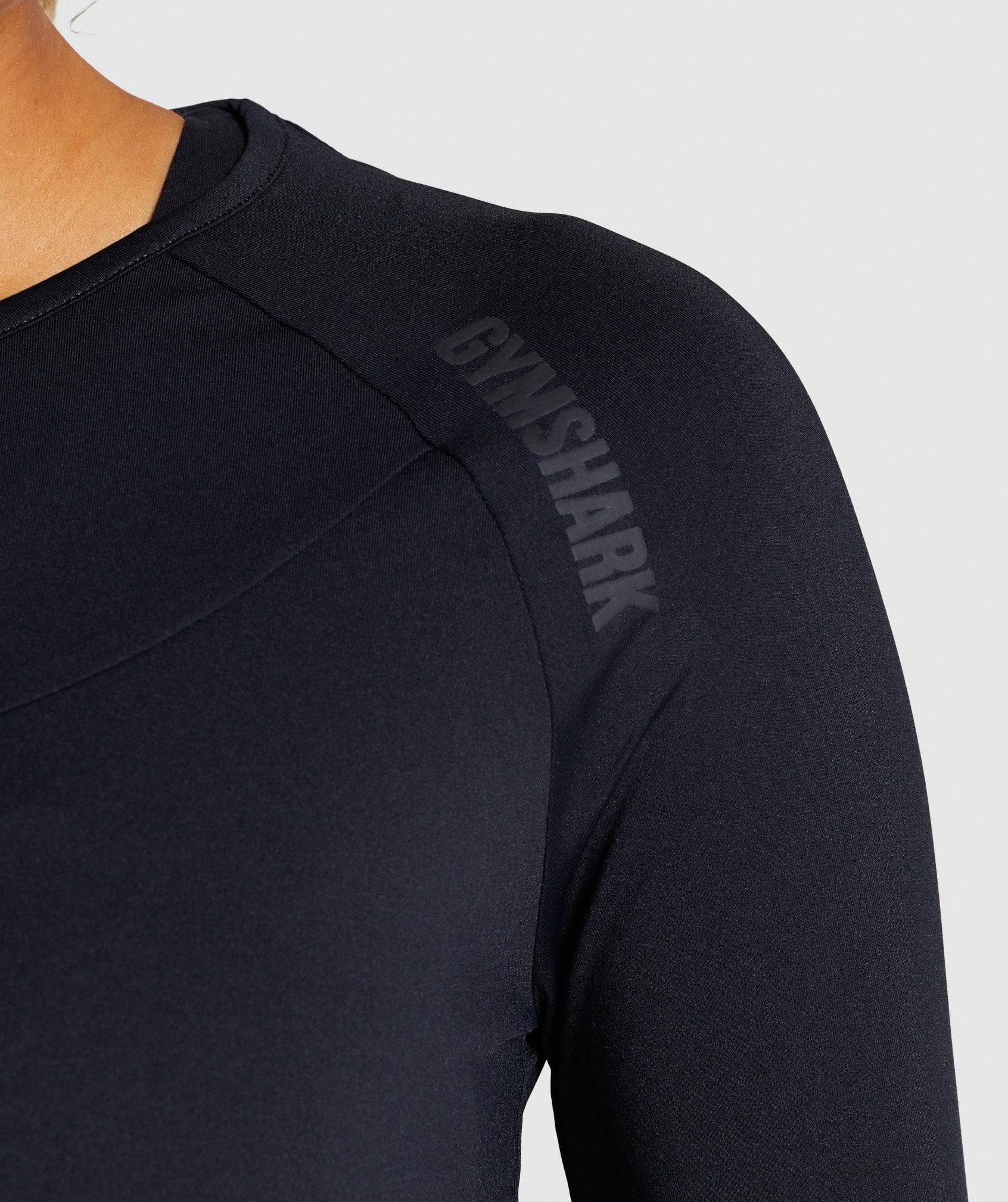 Captivate Long Sleeve Top in Black - view 6