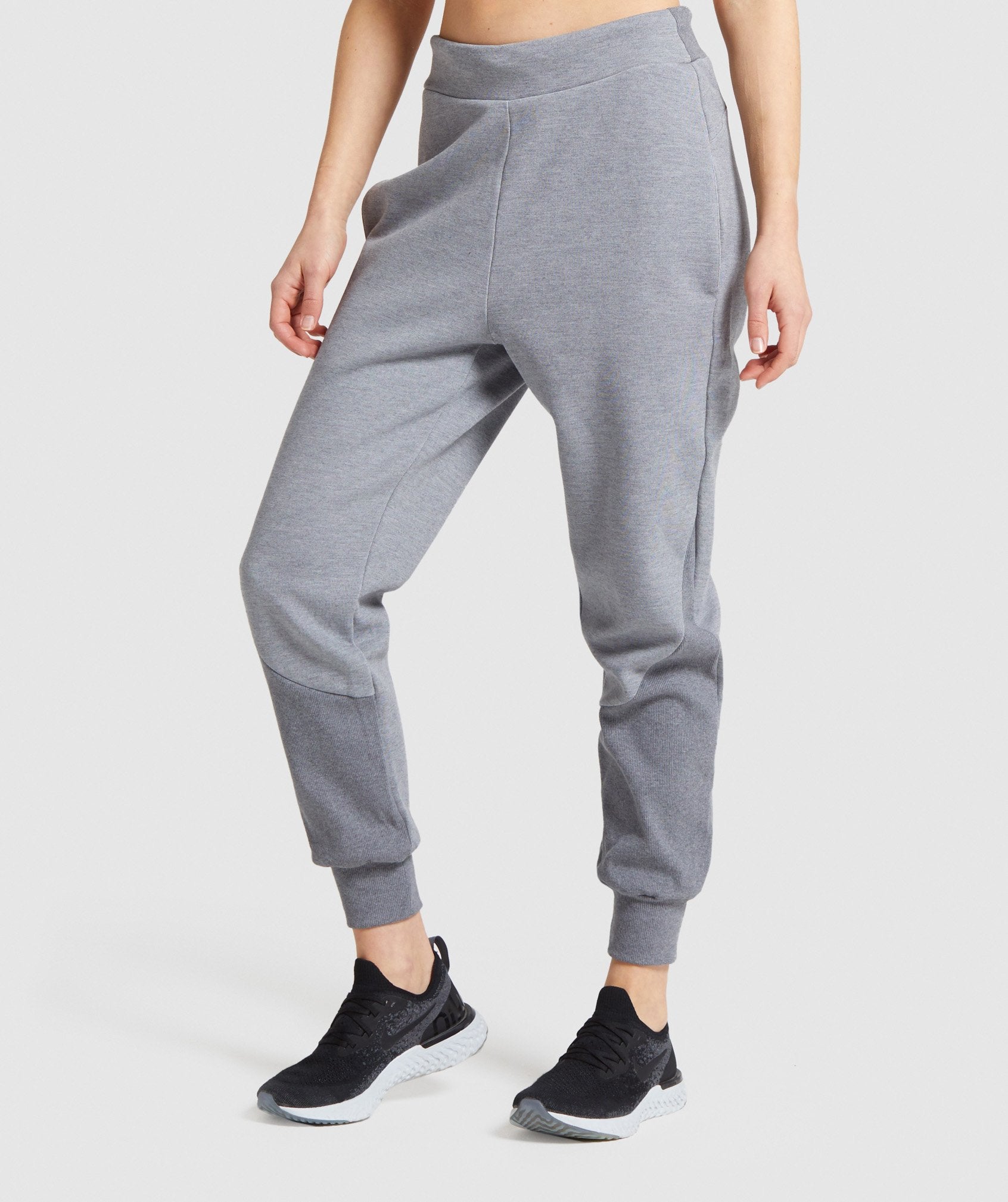 Combat Joggers in Smokey Grey Marl