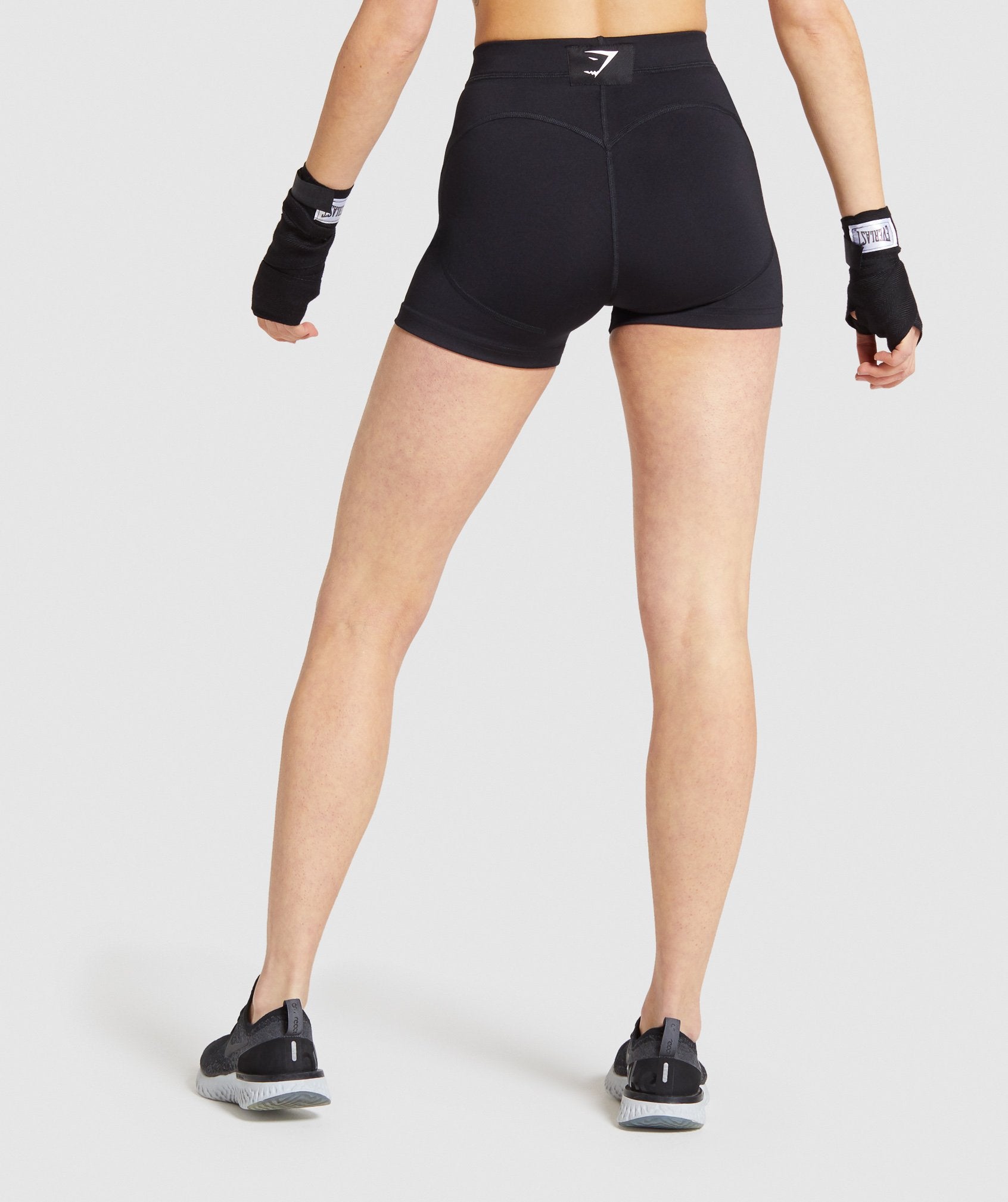 Combat Shorts in Black - view 2