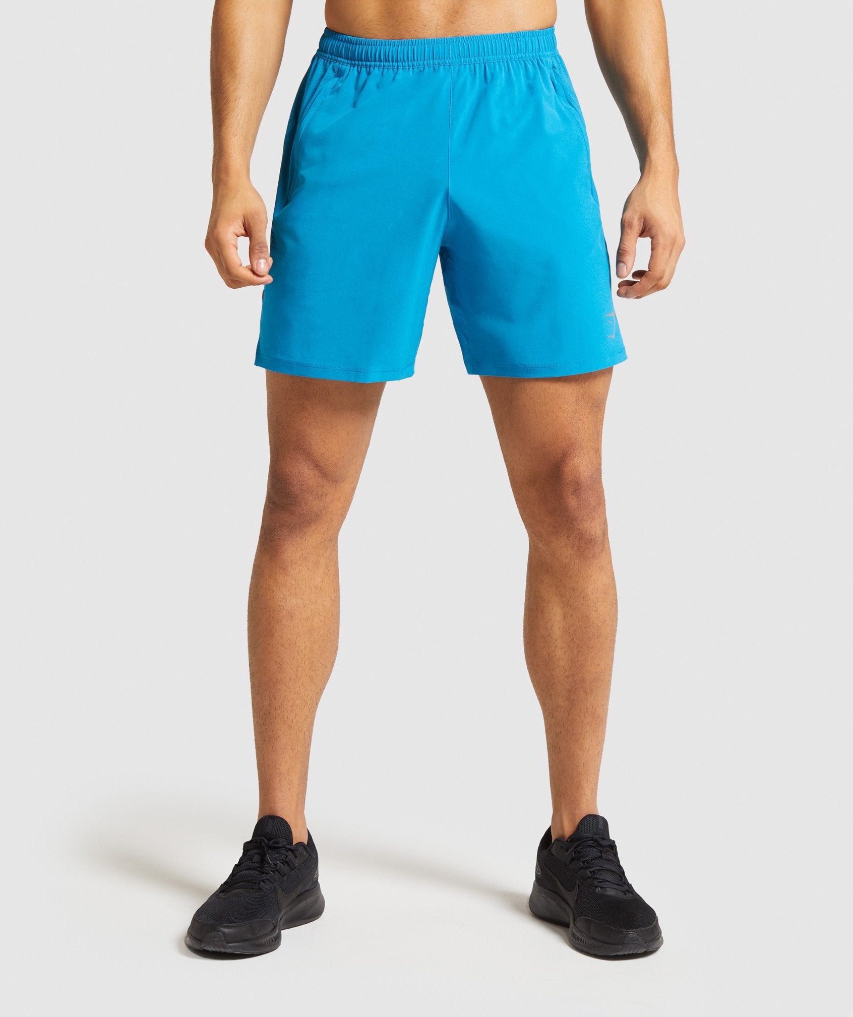 Contemporary Shorts in Light Blue