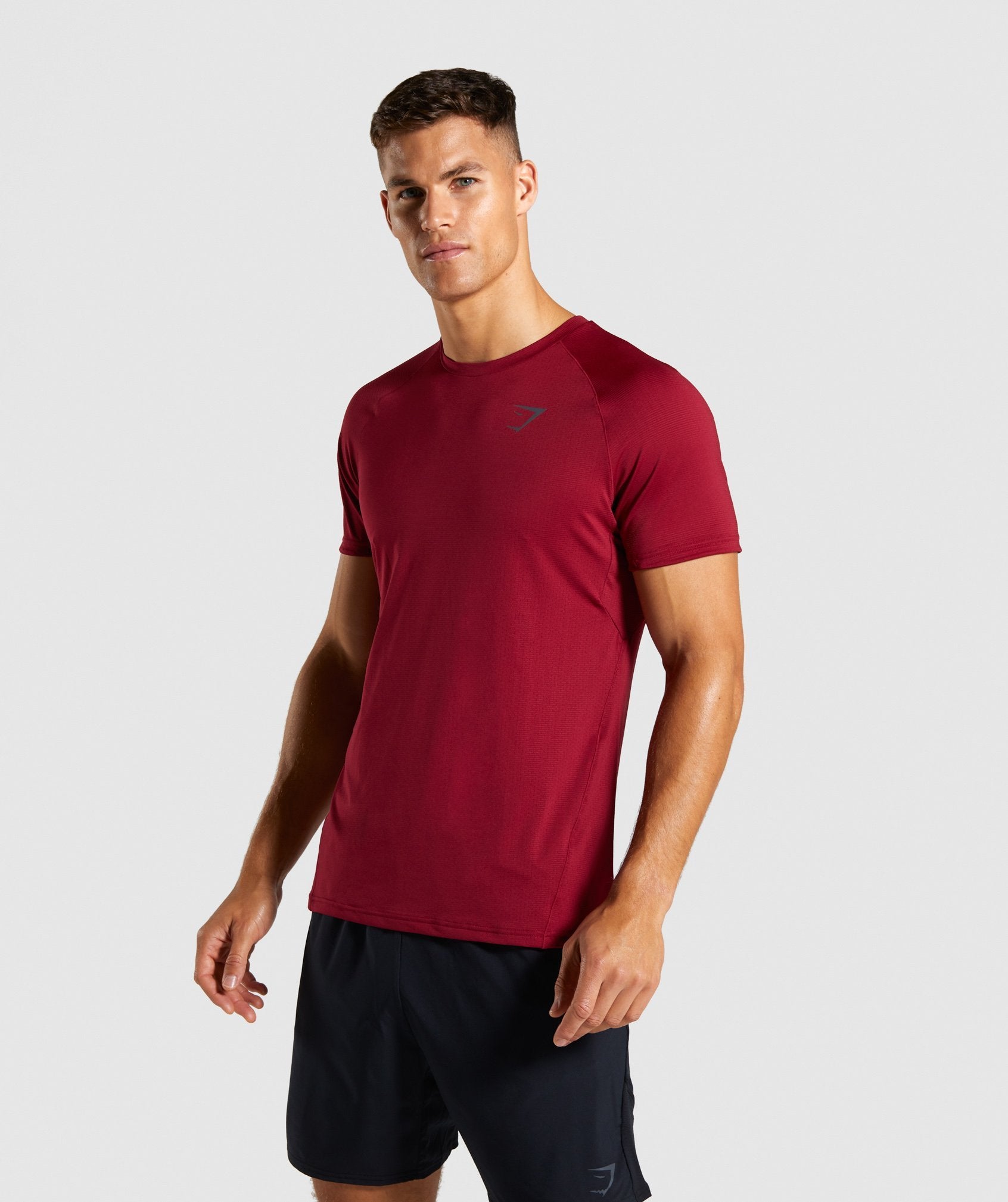 Contemporary T-Shirt in Claret - view 1