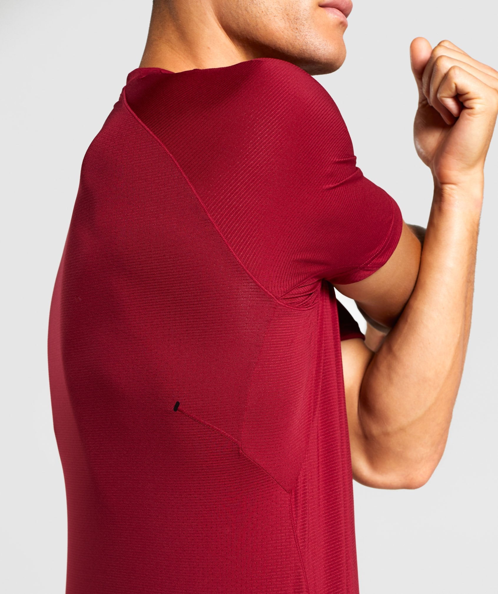 Contemporary T-Shirt in Claret - view 6