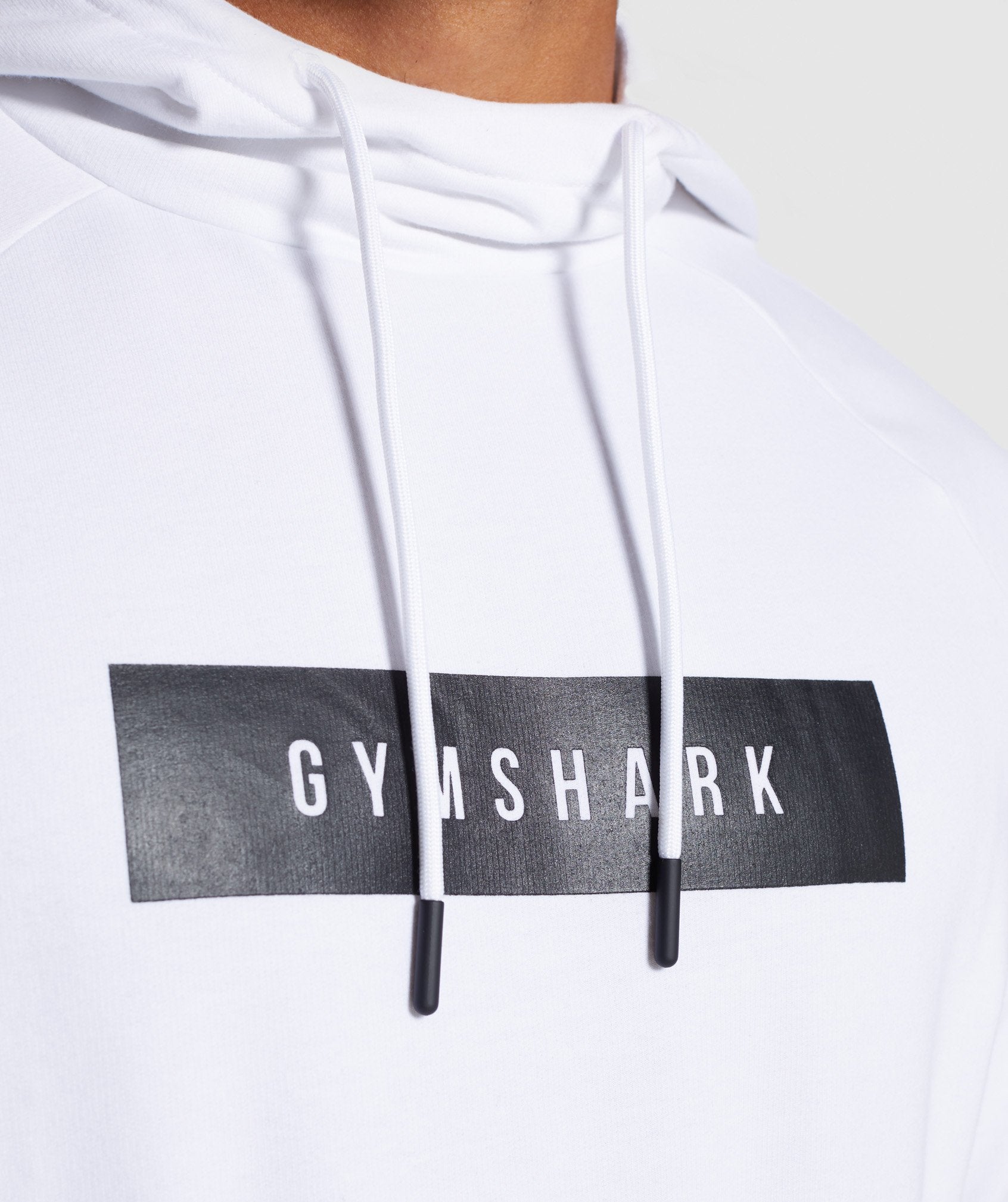 Contrast Hoodie in White - view 6