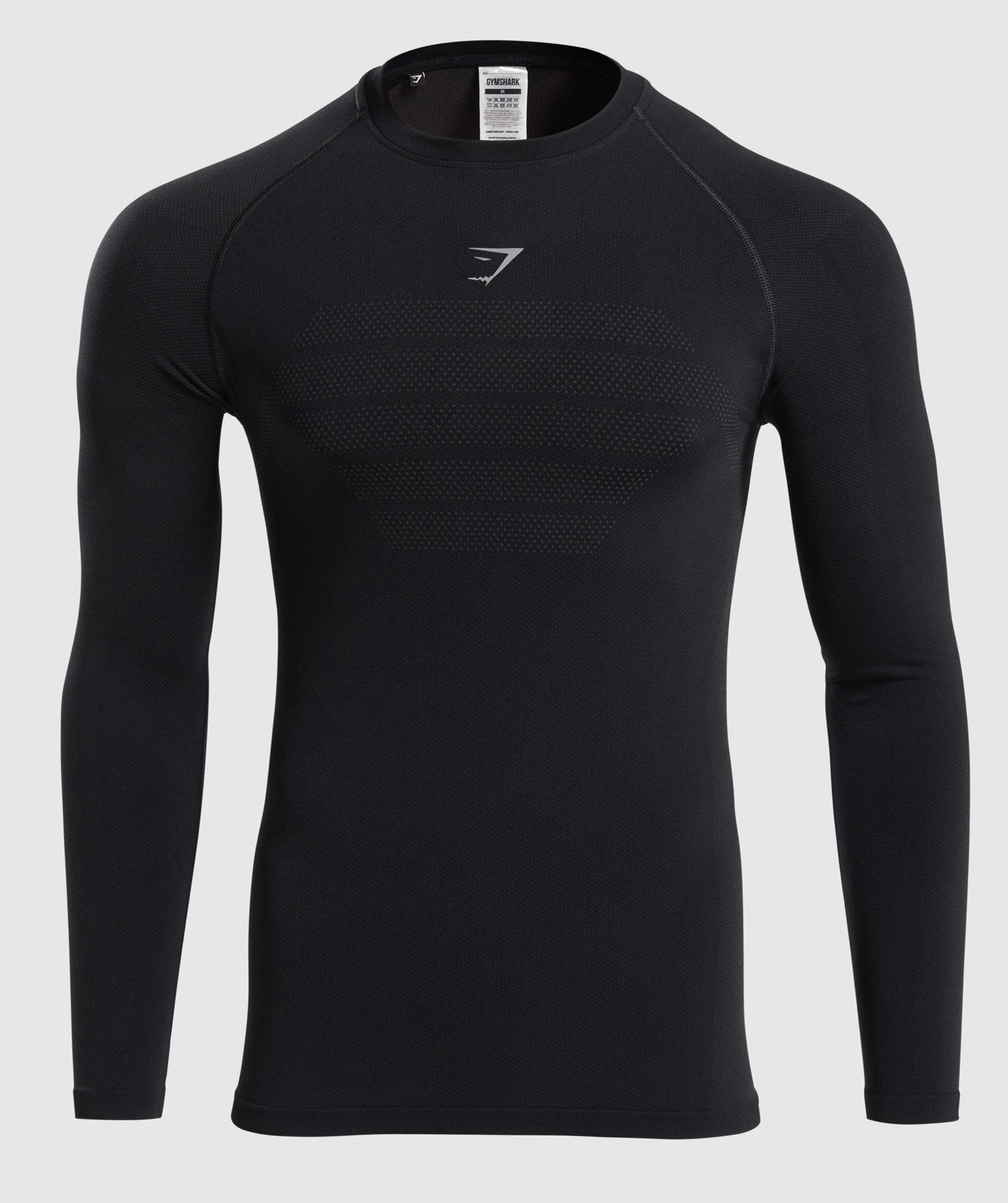 Control Seamless Long Sleeve T-Shirt in Black - view 1