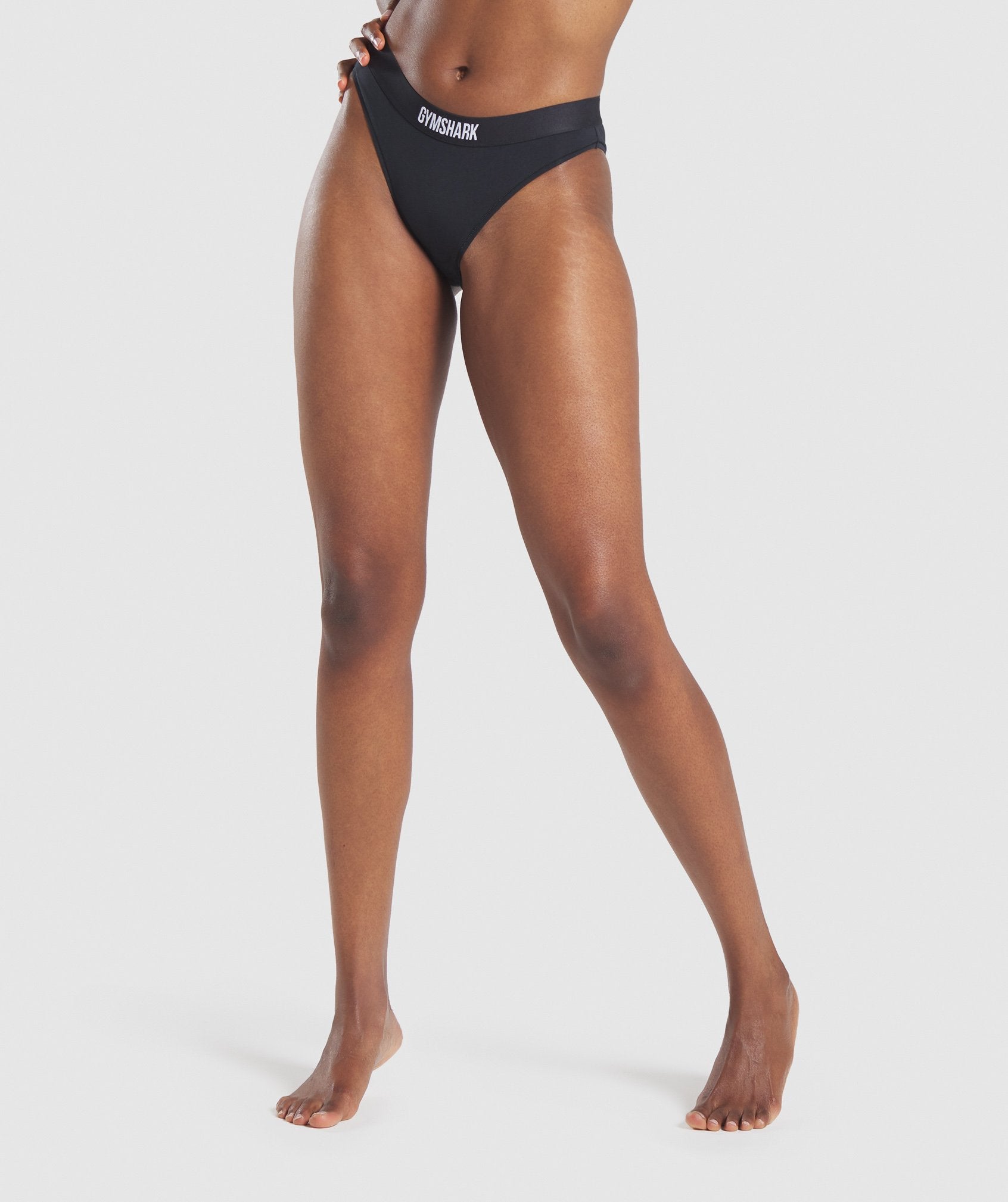 Cotton Bikini Brief in Black