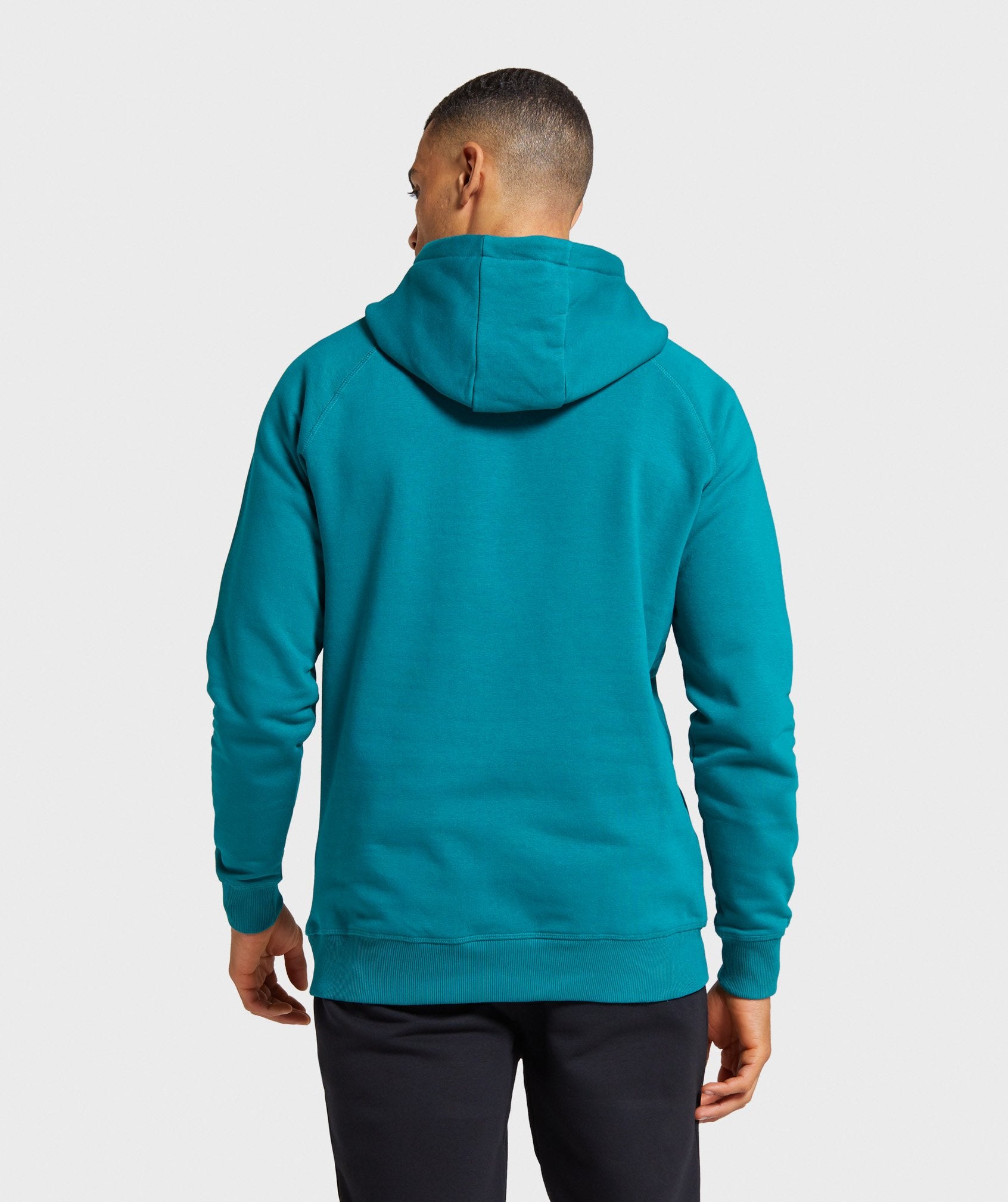 Gymshark Crest Hoodie - Emerald Green Image B