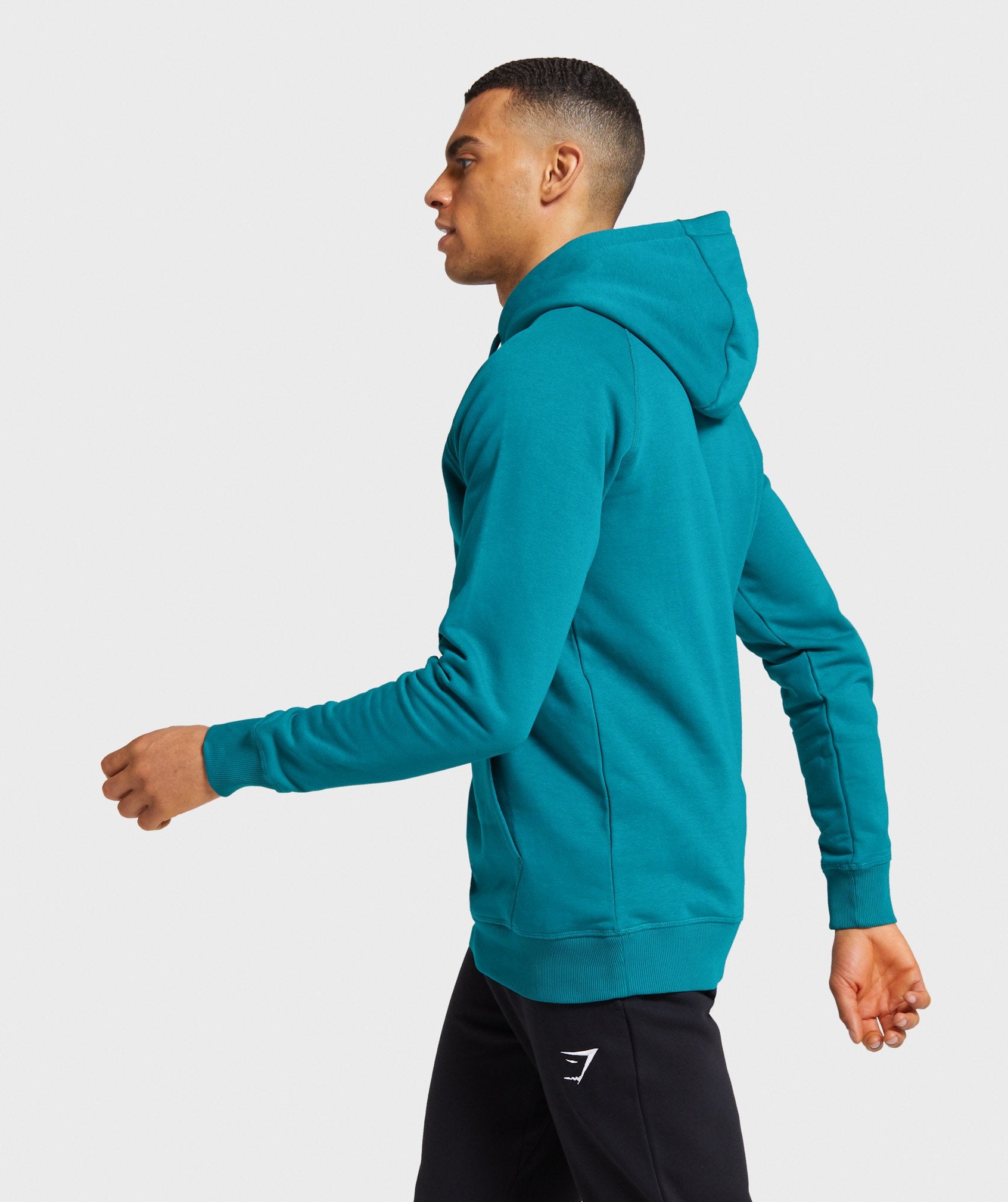 Gymshark Crest Hoodie - Emerald Green Image C