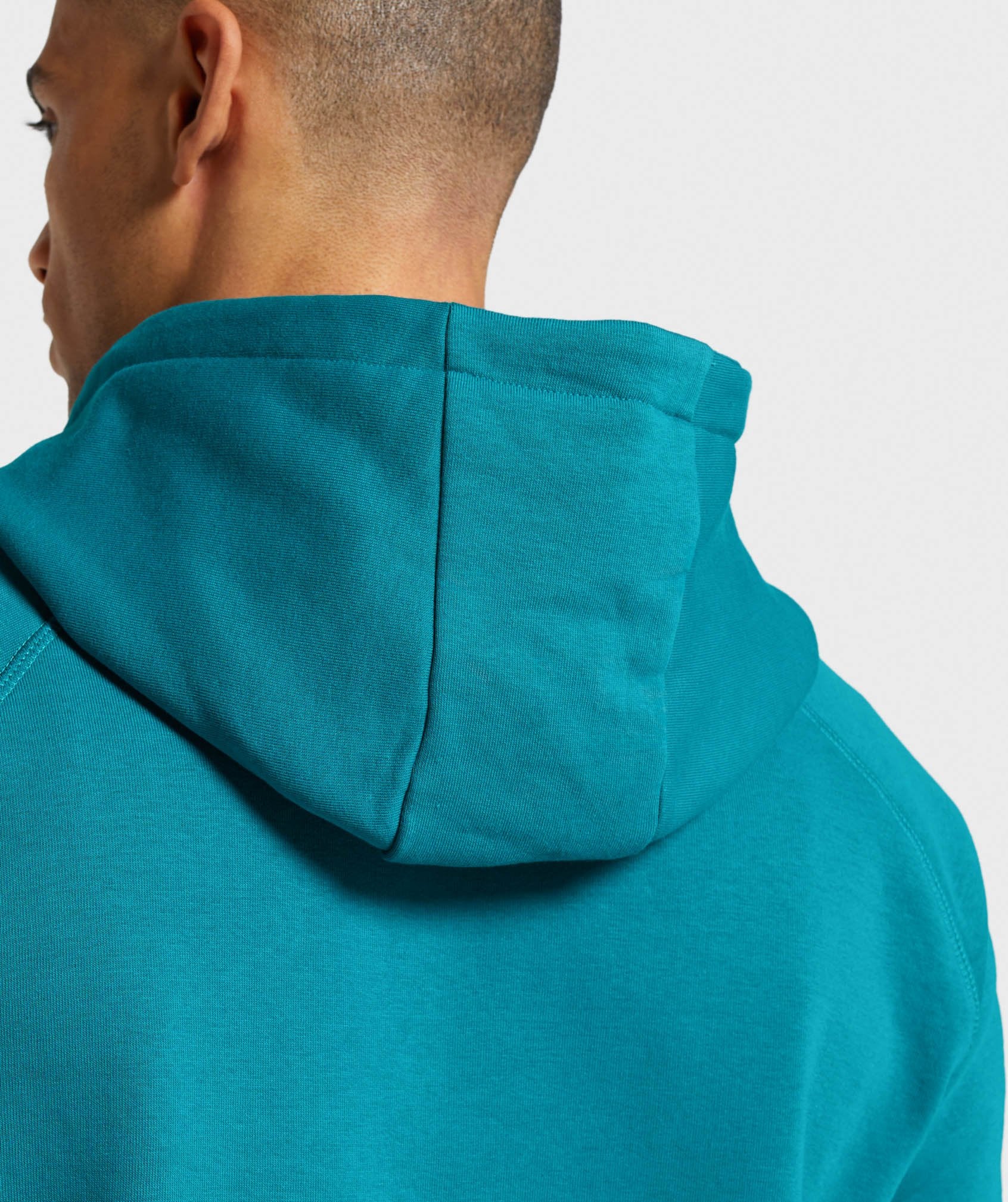 Gymshark Crest Hoodie - Emerald Green Image D1