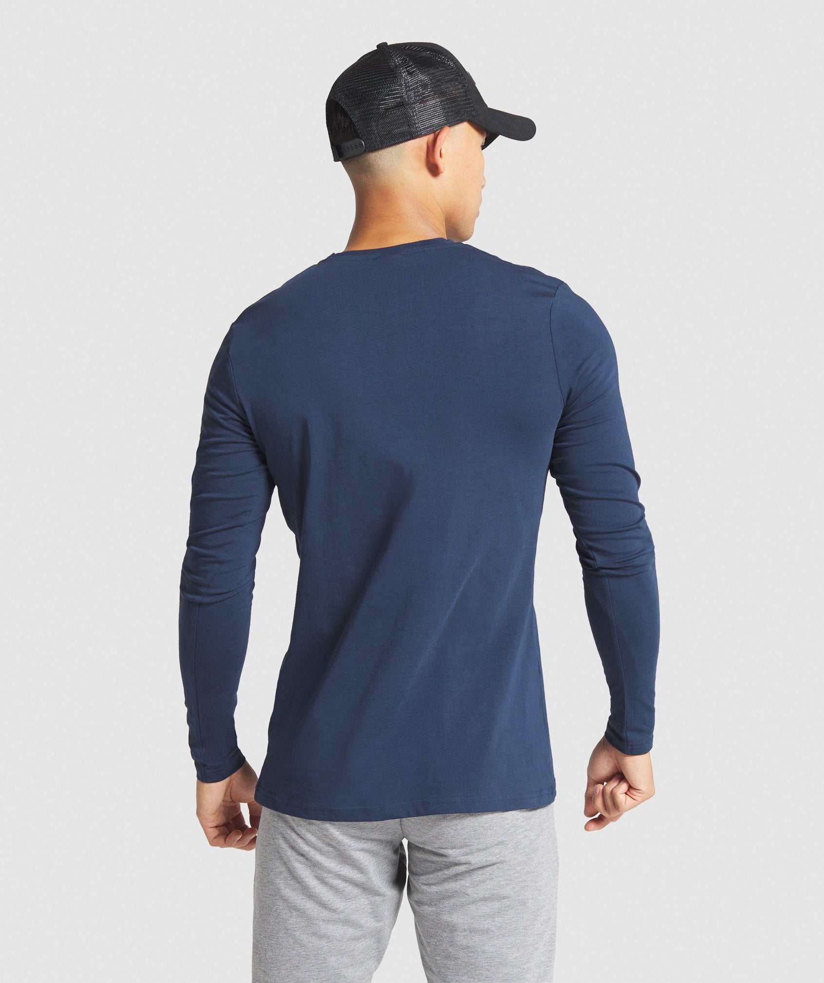 Critical Long Sleeve T-Shirt in Navy