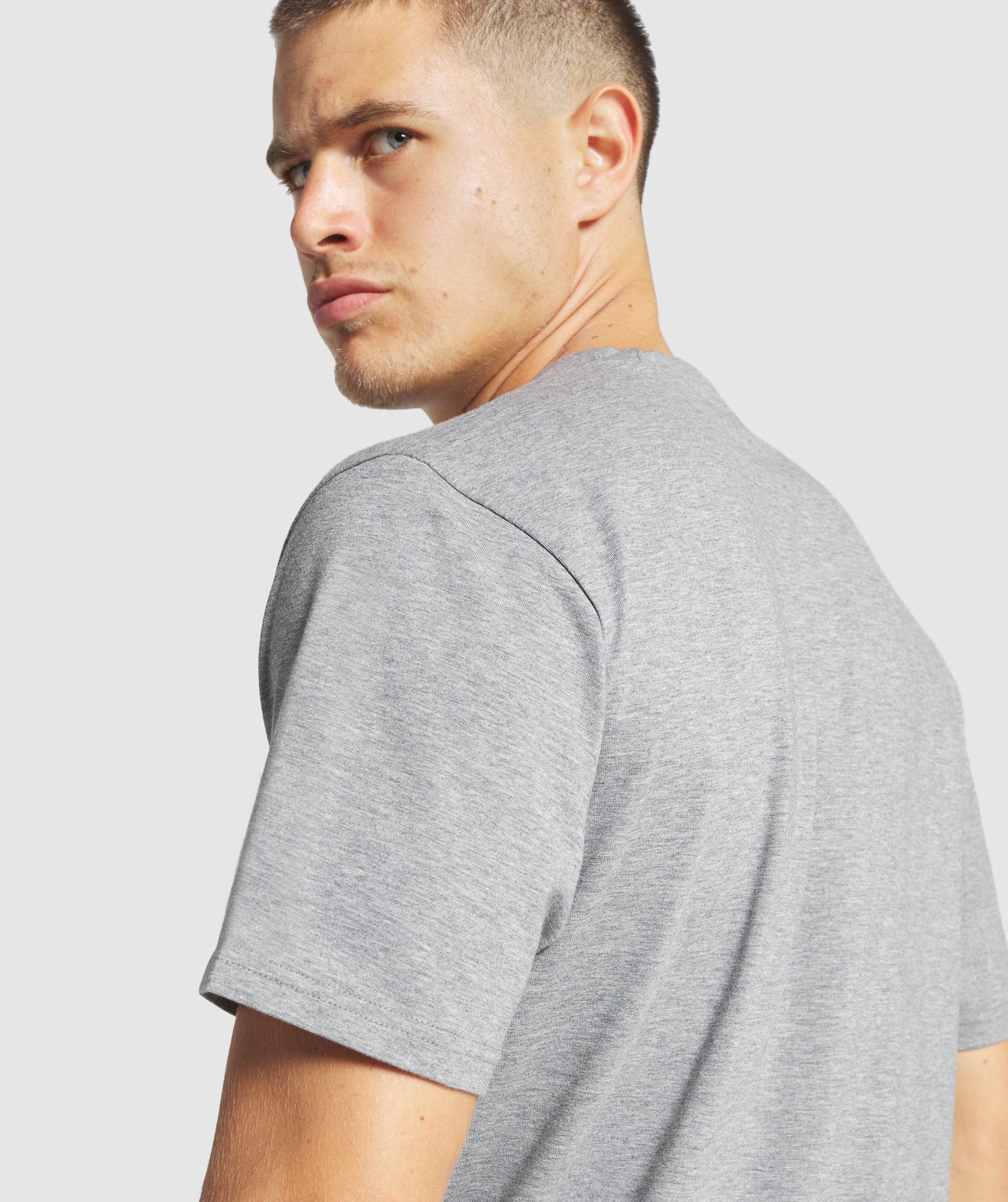 Critical Regular Fit T-Shirt in Charcoal Marl