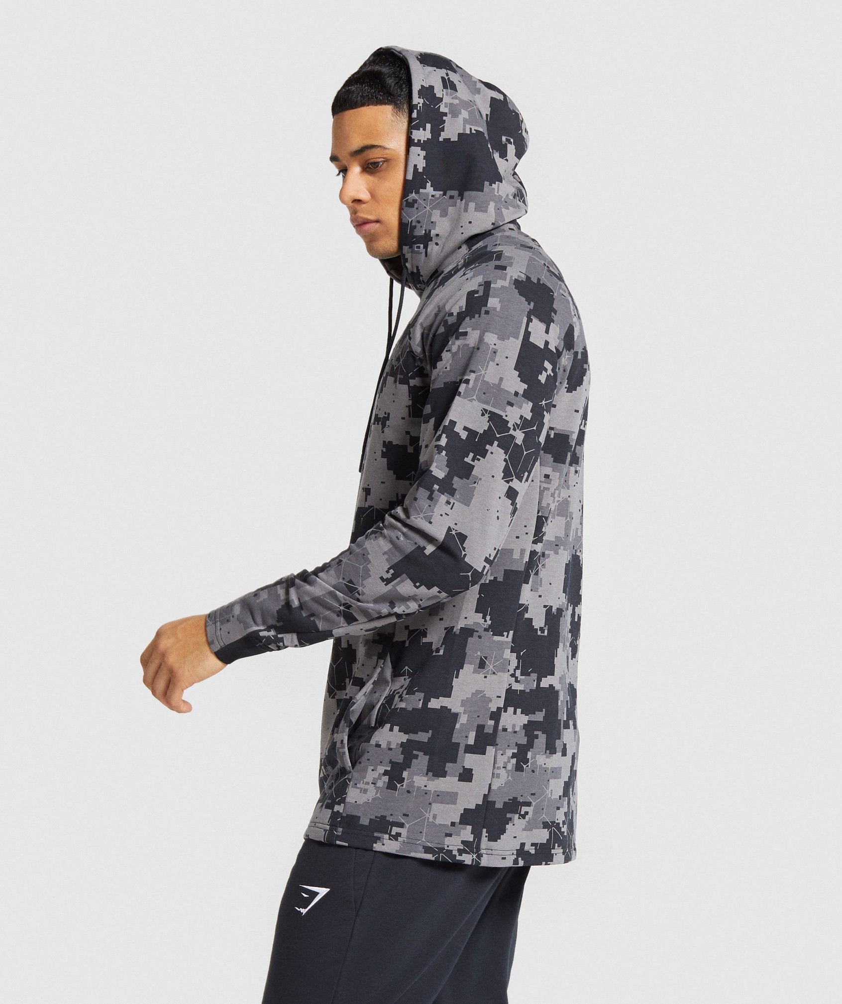 Gymshark Critical Hoodie - Camo Print Image C